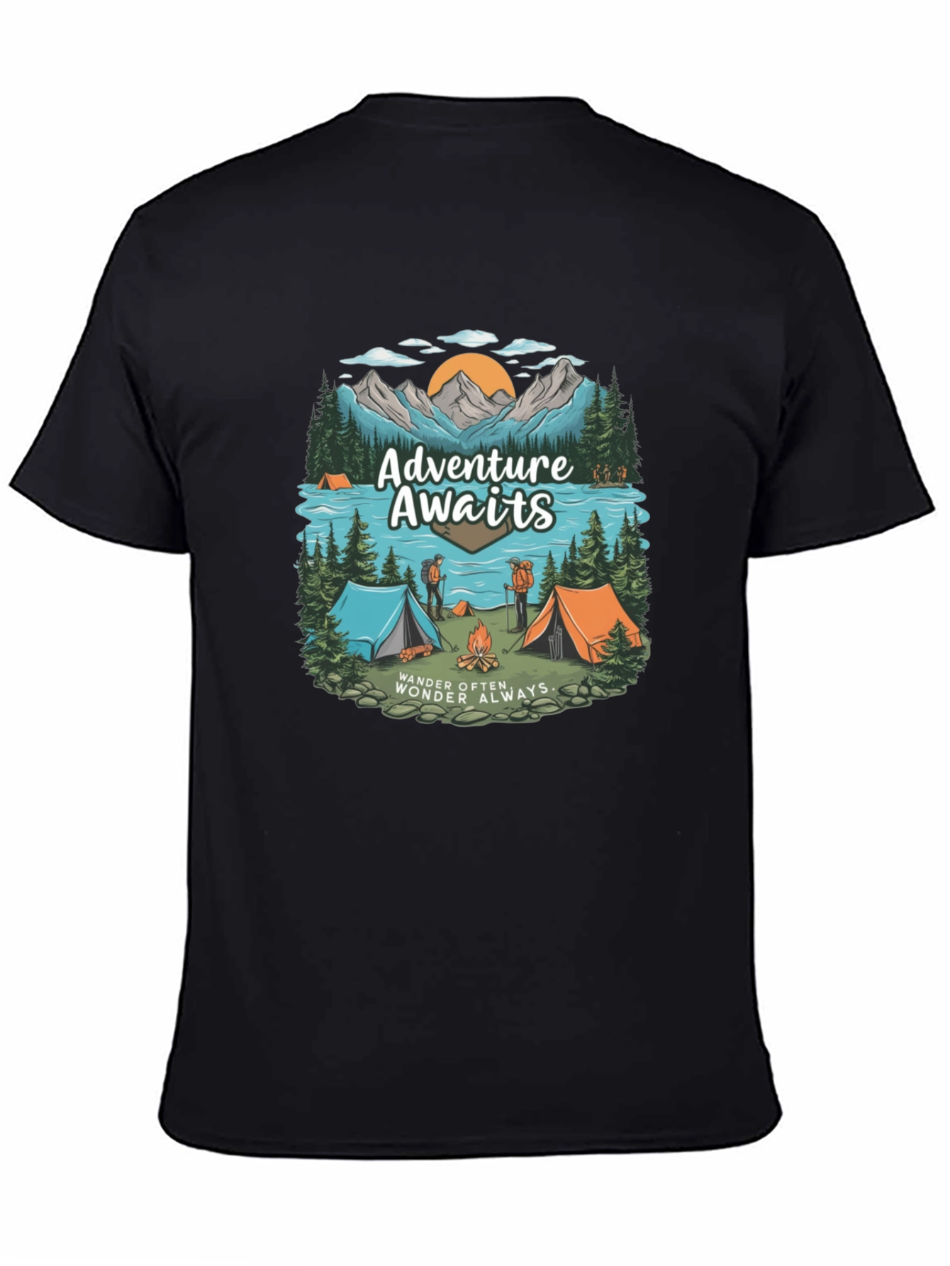 Adventure Awaits Camping T-Shirt