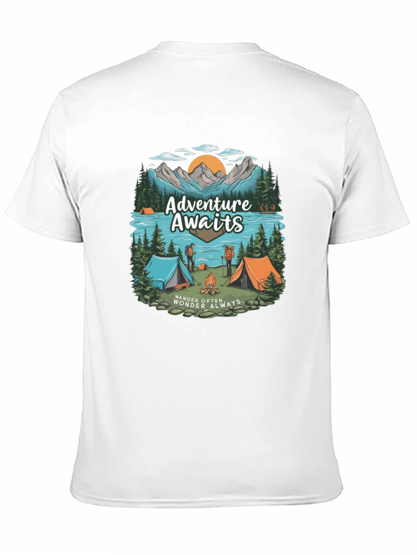 Adventure Awaits Camping T-Shirt