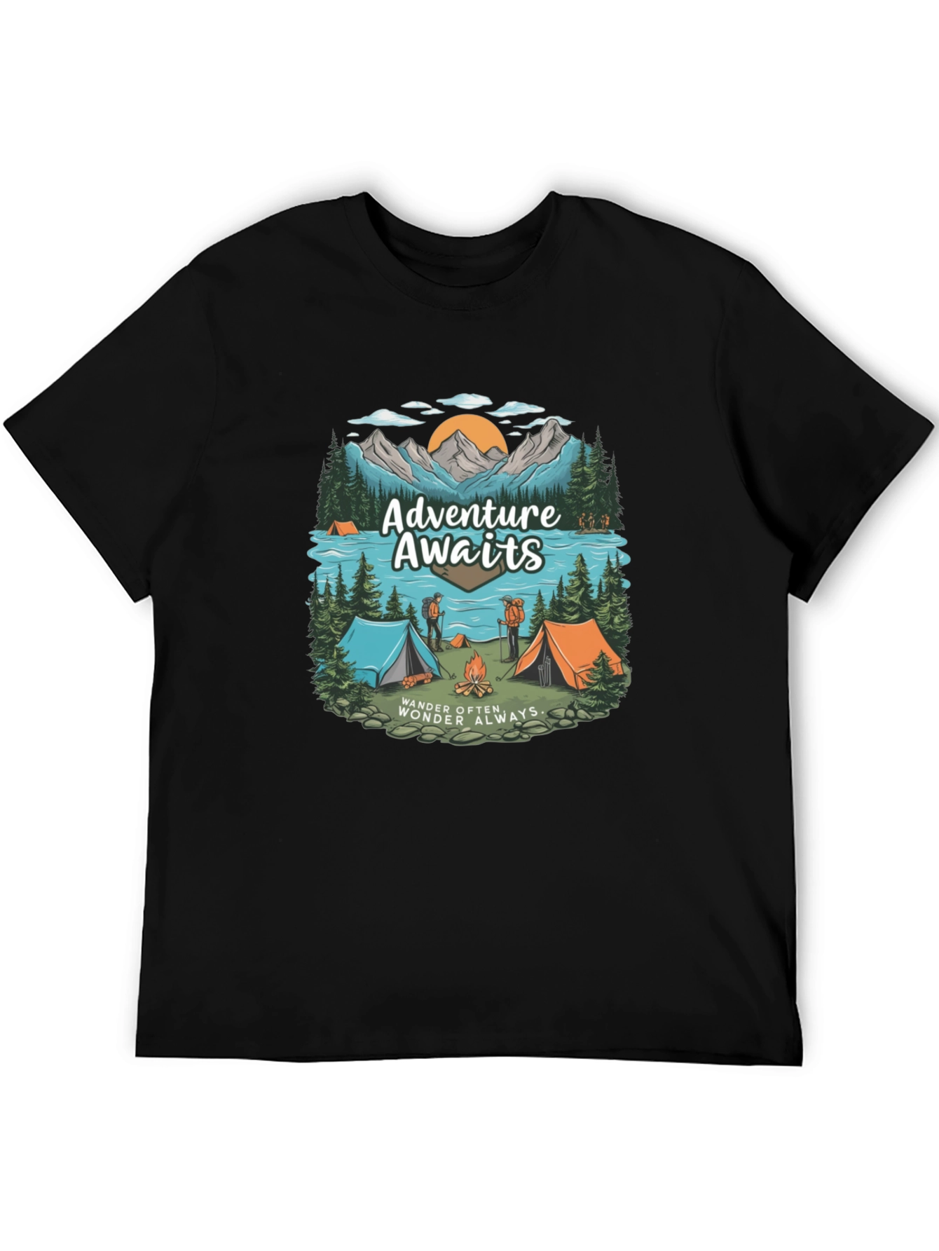Adventure Awaits Camping T-Shirt