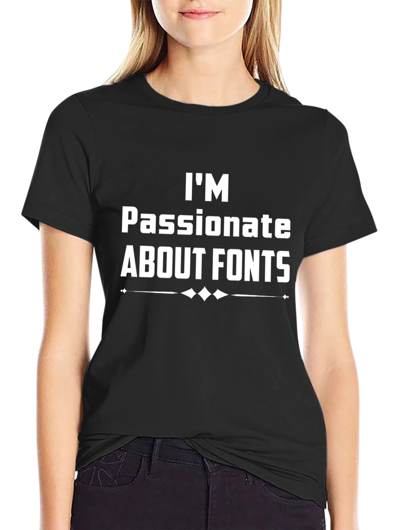 Passionate About Fonts Graphic Tee