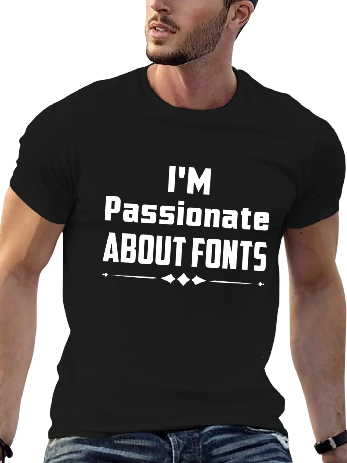 Passionate About Fonts Graphic Tee