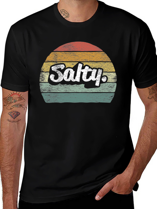Retro Salty Sunset Graphic T-Shirt