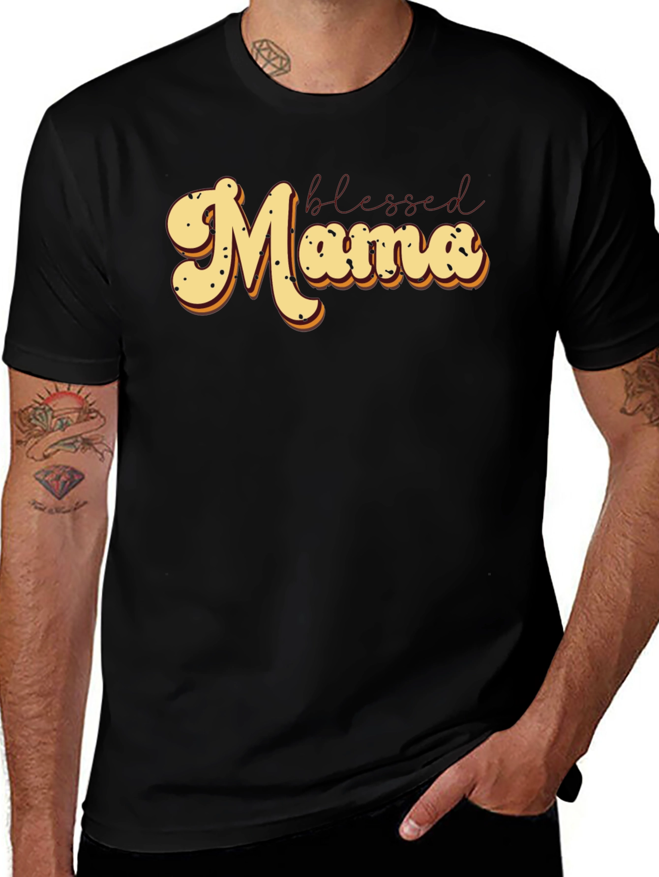 Blessed Mama Graphic Tee - Stylish Comfort Fit
