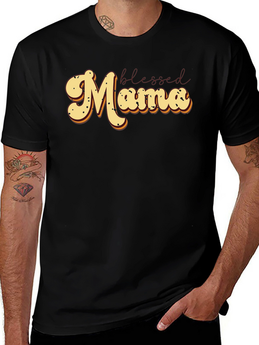 Blessed Mama Graphic Tee - Stylish Comfort Fit