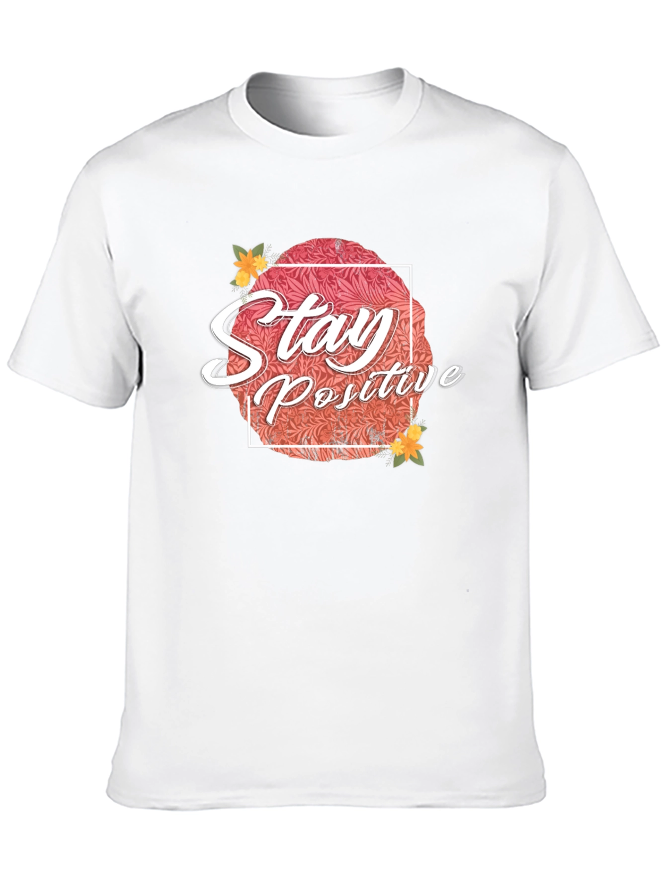 Stay Positive Graphic T-Shirt - Black