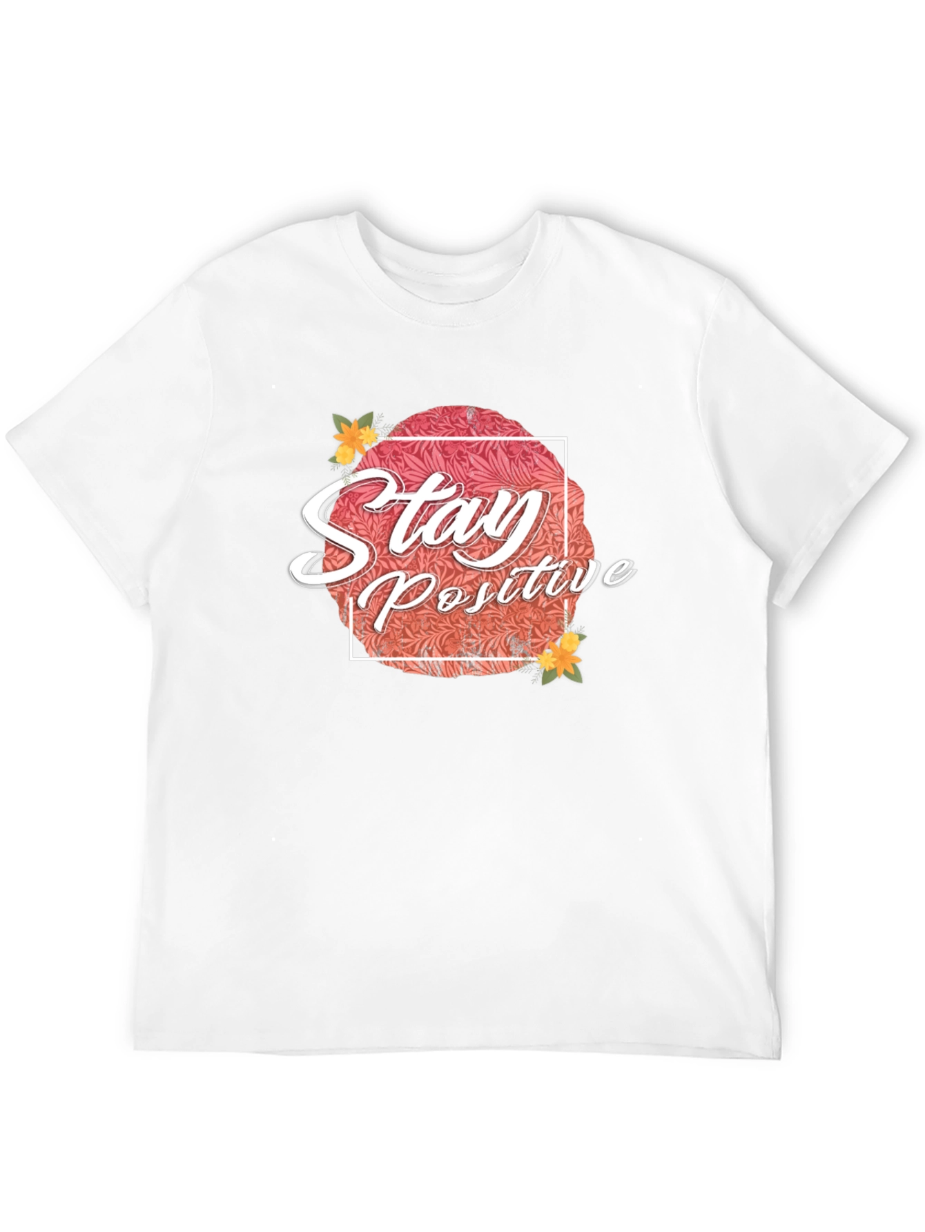 Stay Positive Graphic T-Shirt - Black