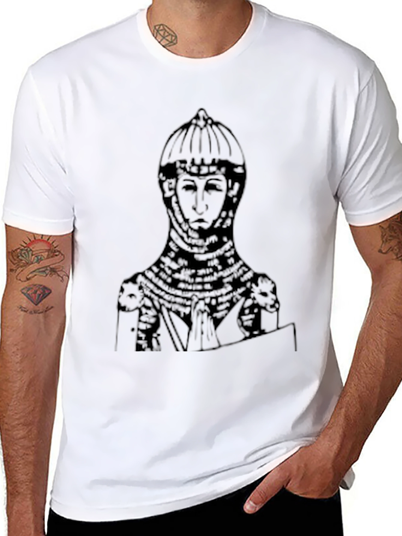 Knight Graphic Black T-Shirt