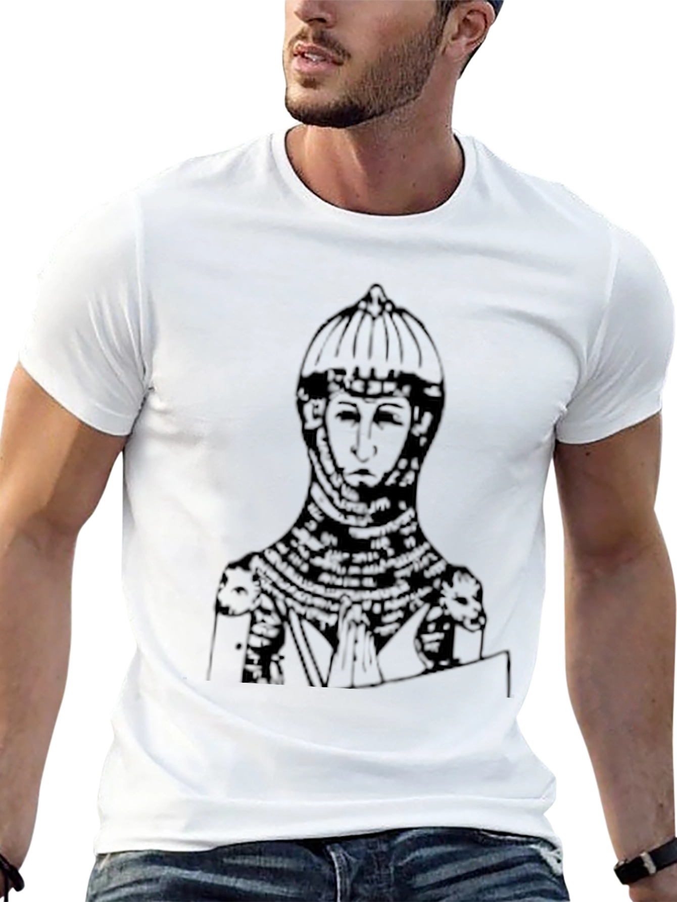Knight Graphic Black T-Shirt