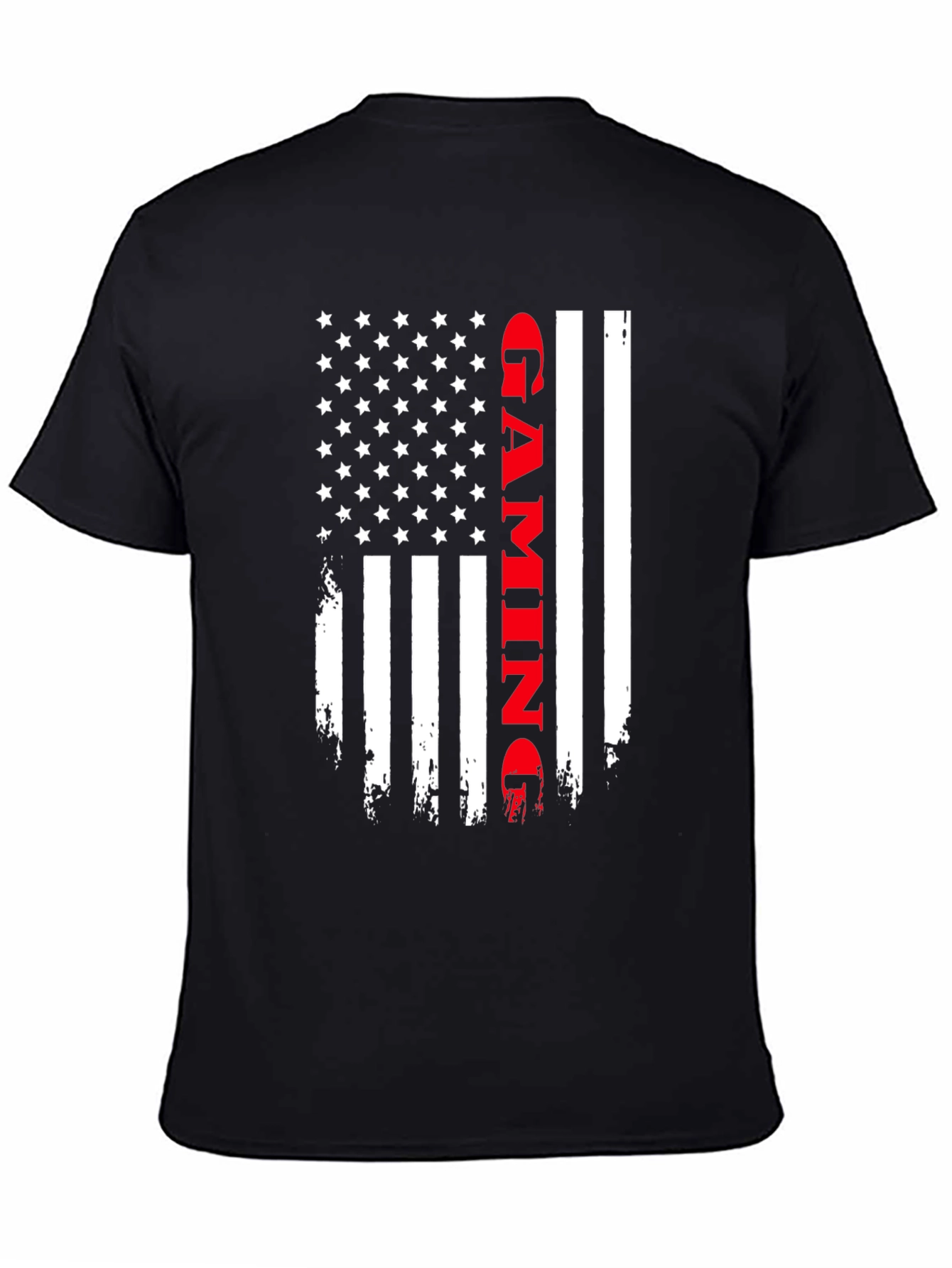 Gaming American Flag T-Shirt Patriotic Gamer Tee