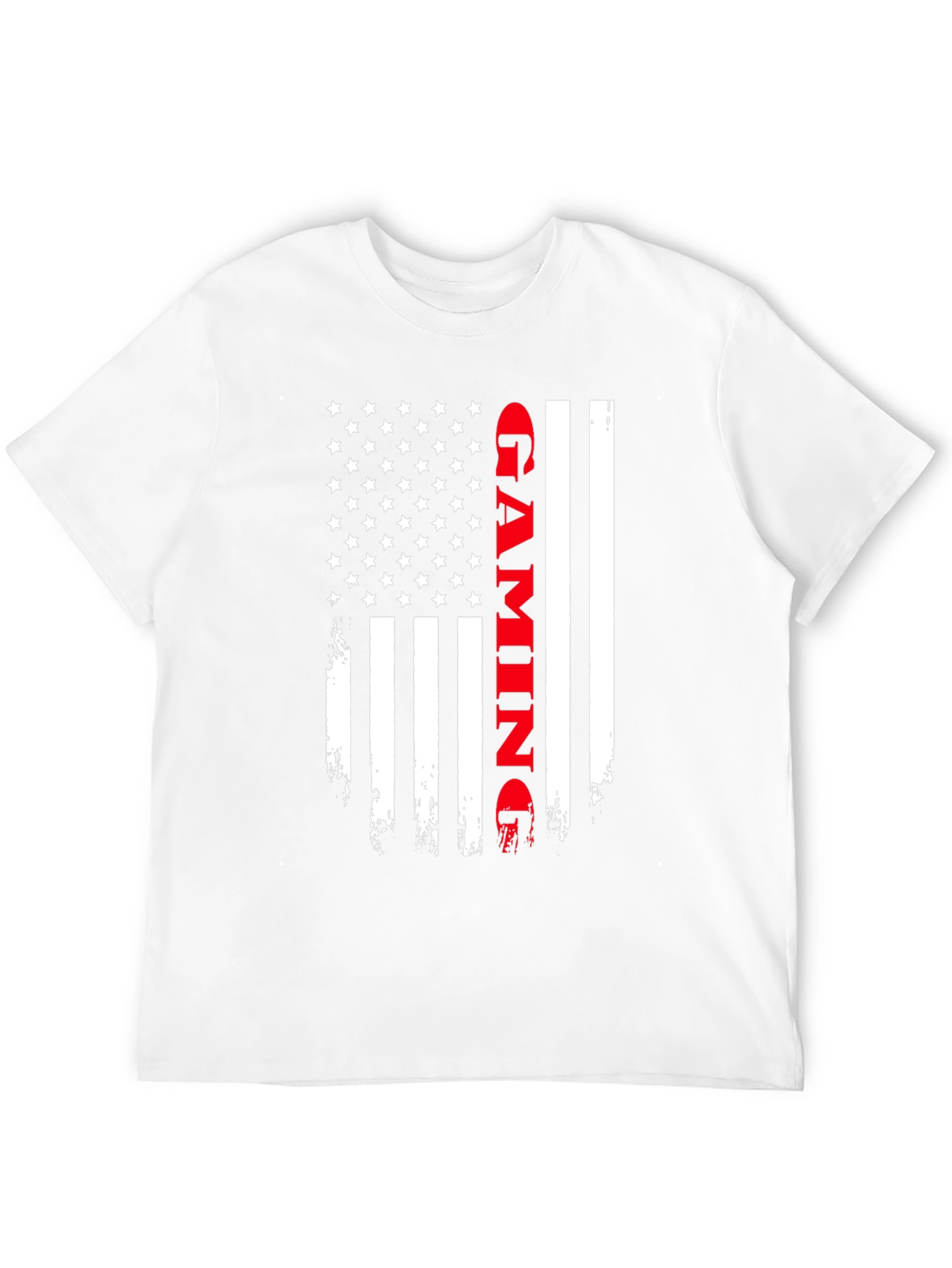 Gaming American Flag T-Shirt Patriotic Gamer Tee