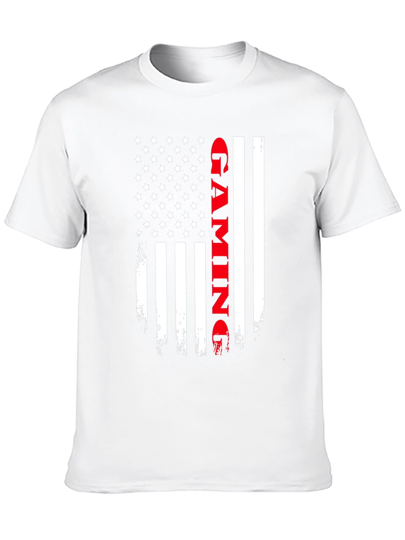 Gaming American Flag T-Shirt Patriotic Gamer Tee