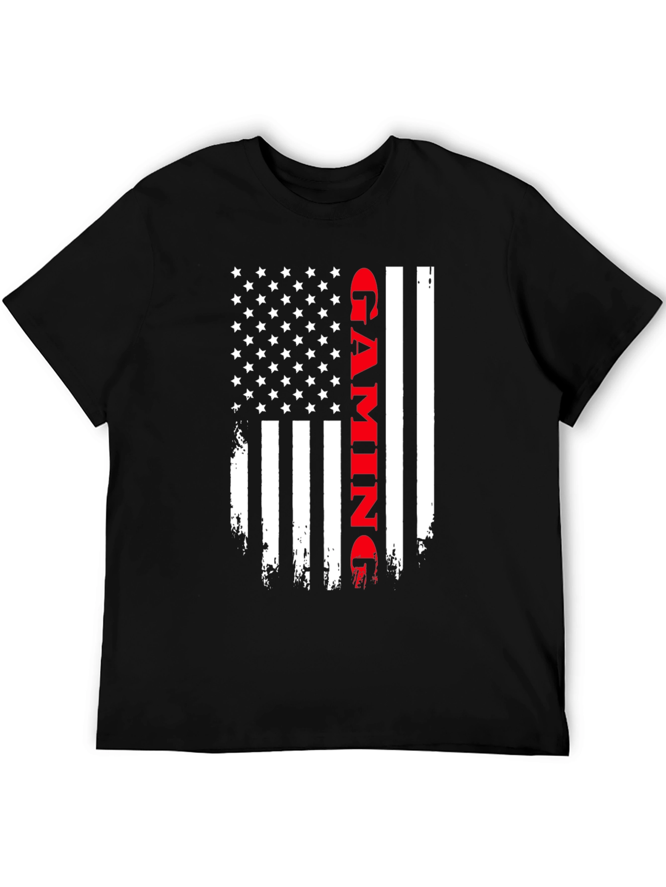Gaming American Flag T-Shirt Patriotic Gamer Tee
