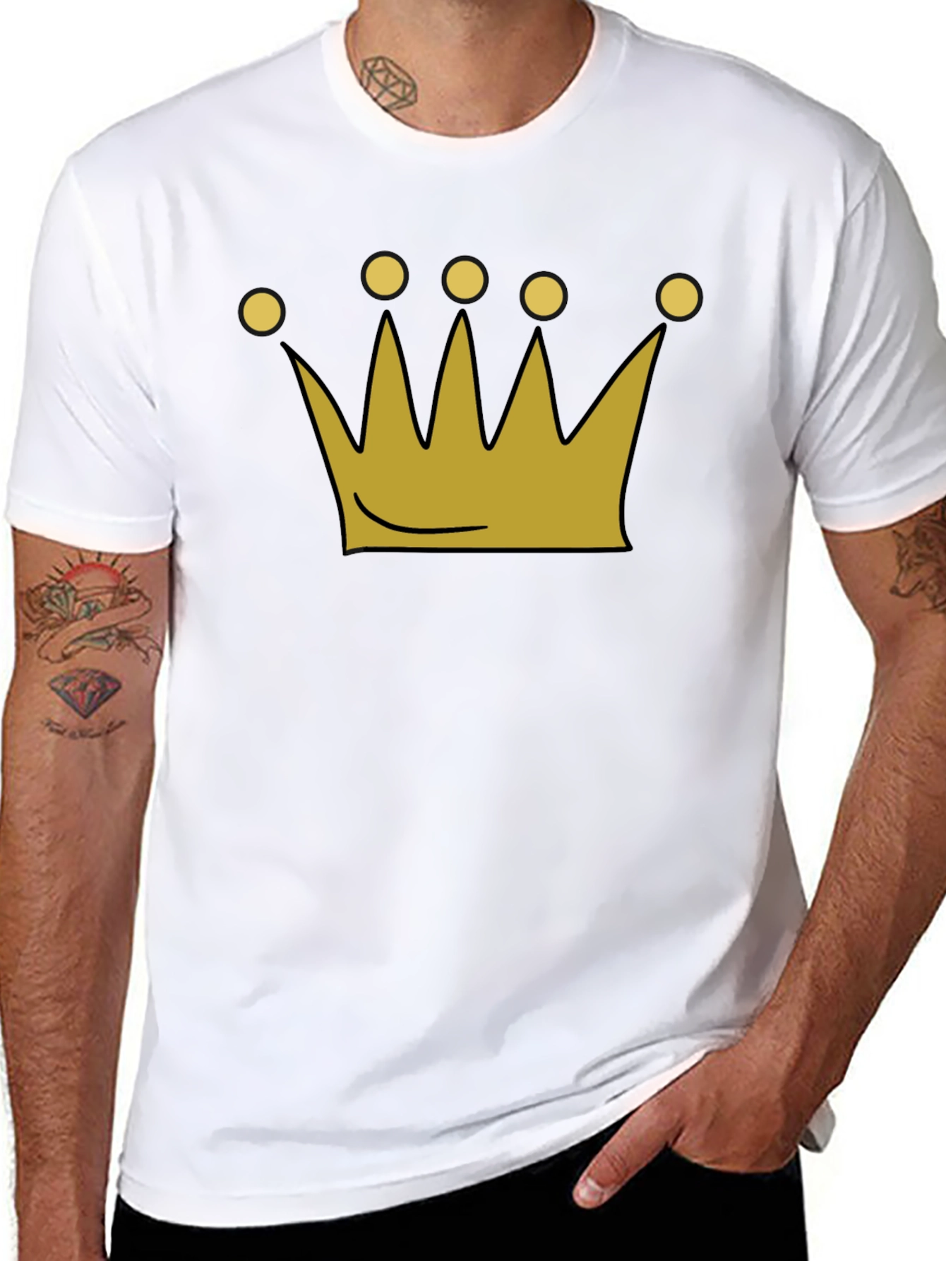 Crown Graphic T-Shirt - Mens Short Sleeve