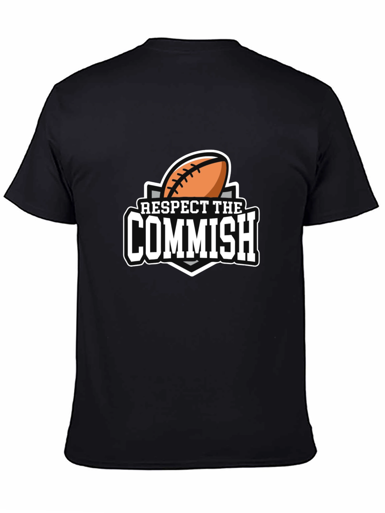 Respect The Commish T-Shirt Football Commissioner Gift
