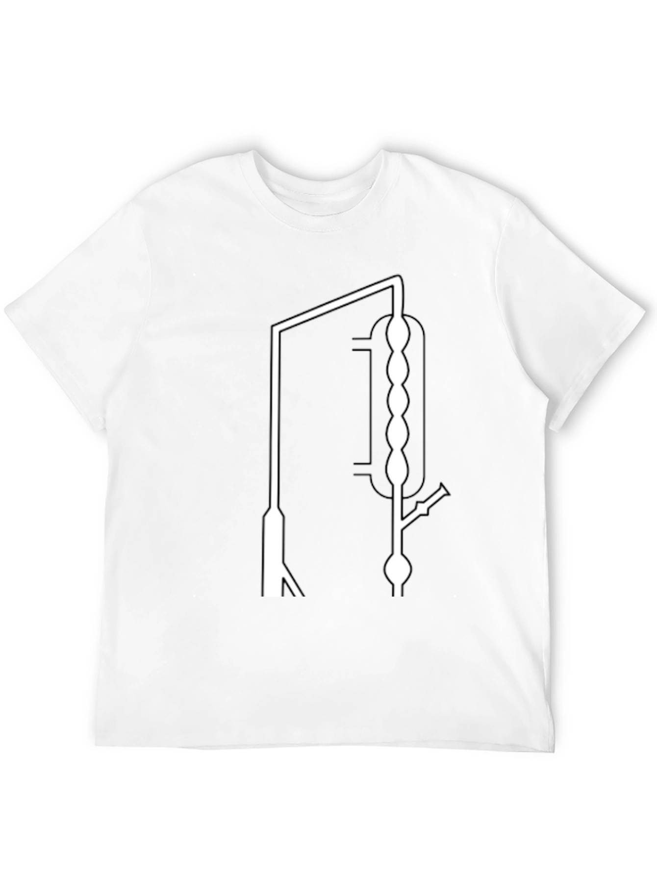 Distillation Apparatus Graphic Tee - Cool Science Shirt