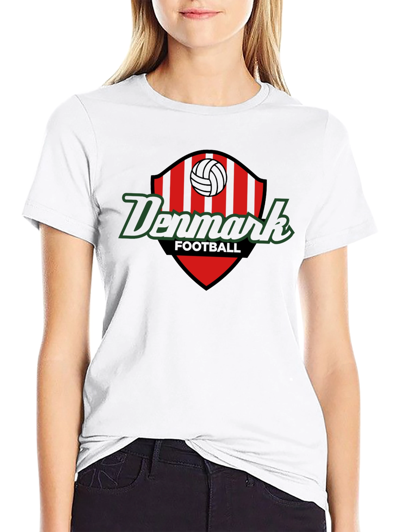 Denmark Football Graphic Tee