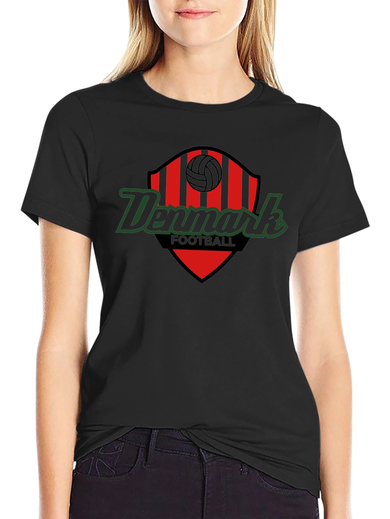 Denmark Football Graphic Tee