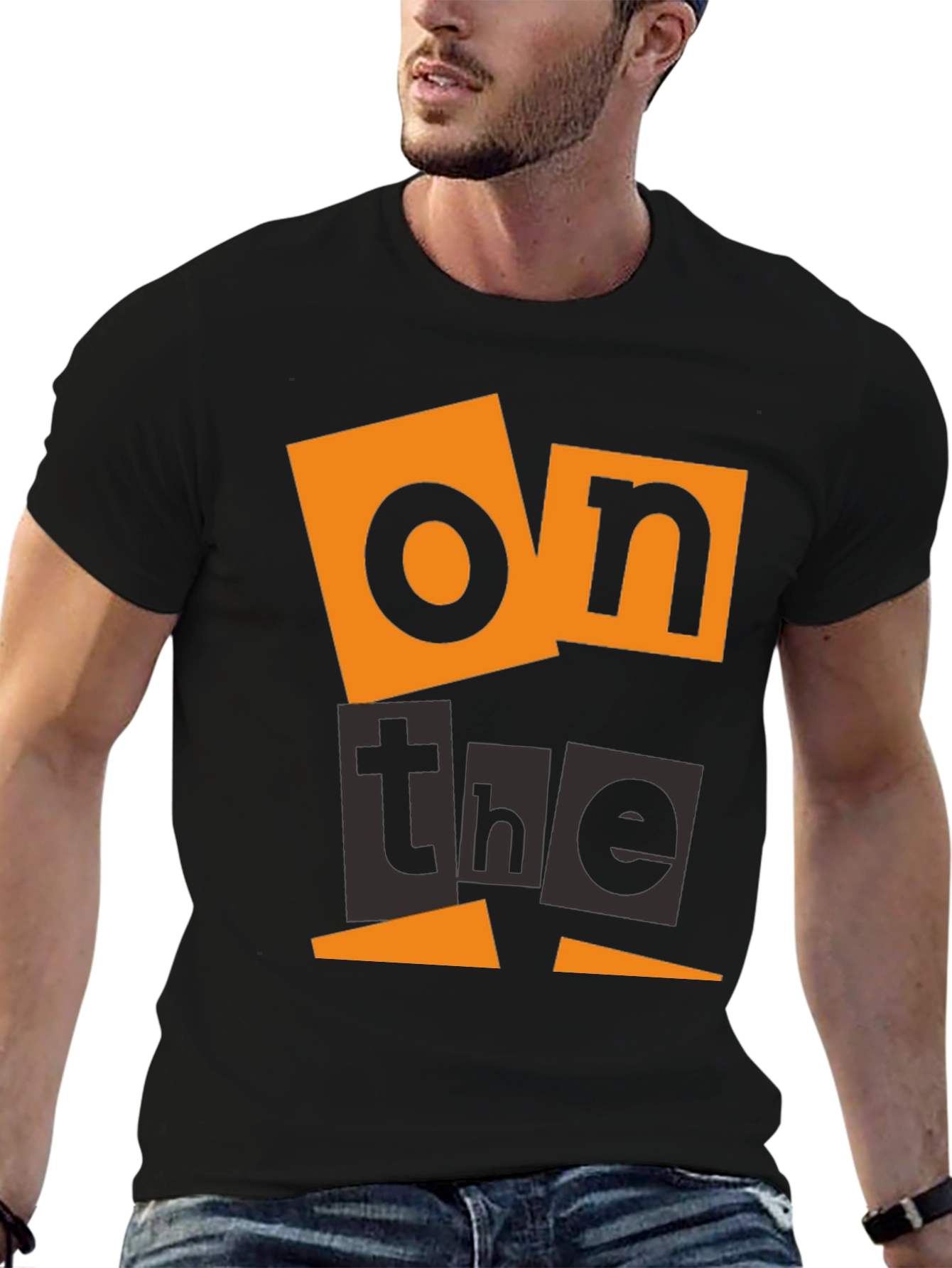 Trendy On The Graphic Print T-Shirt - Casual Style