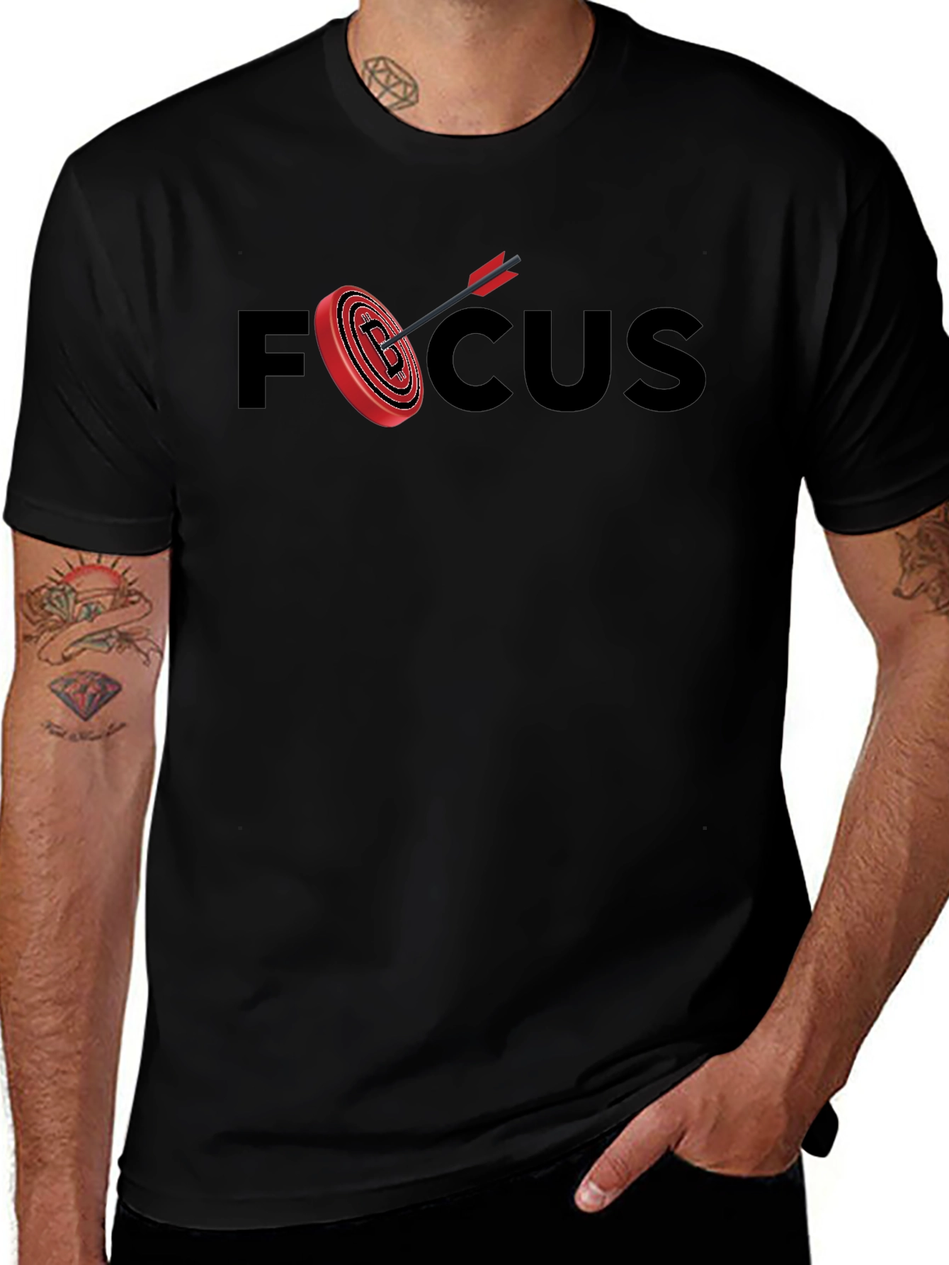 Focus T-Shirt - Target Arrow Design