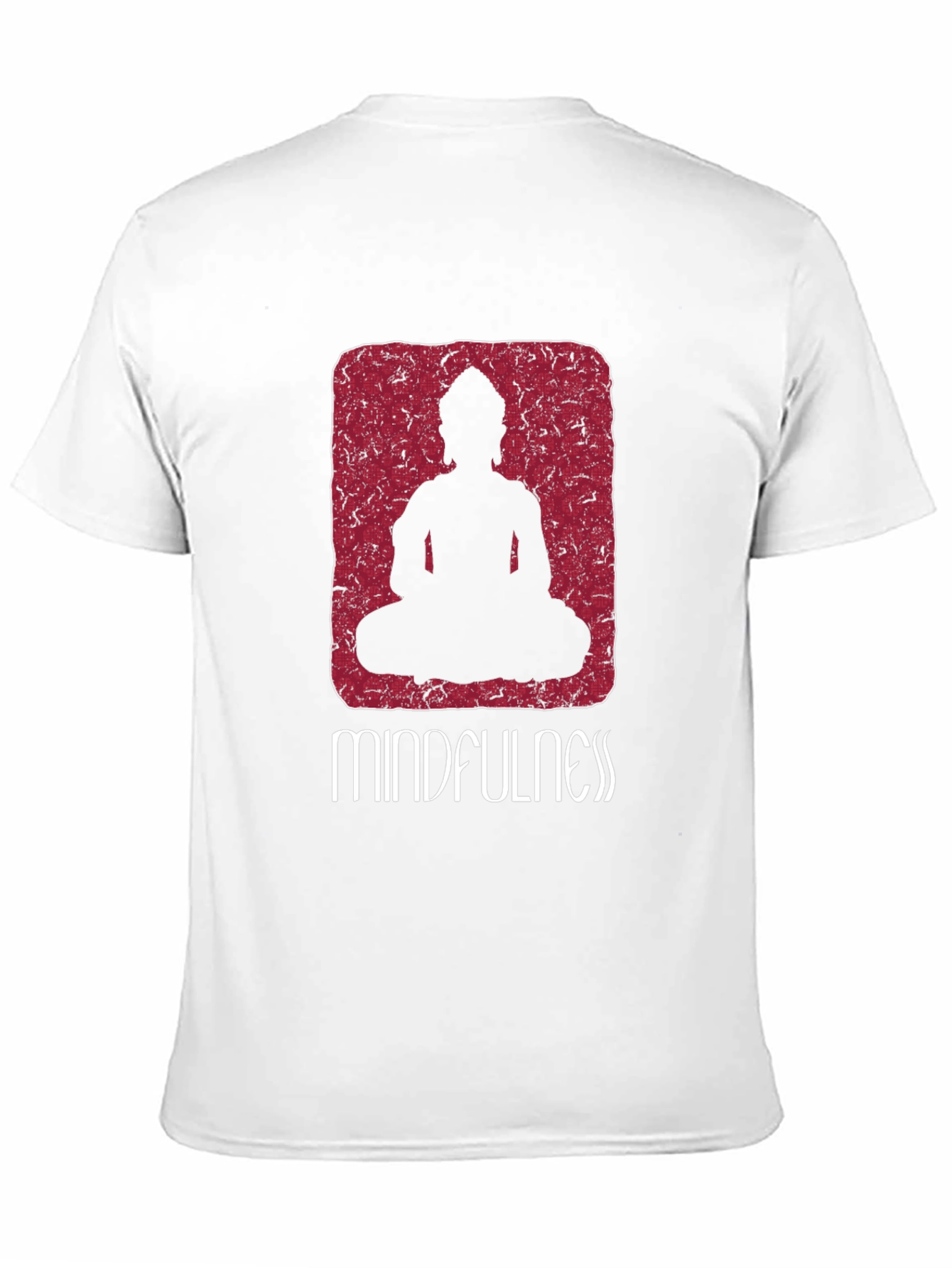 Mindfulness Buddha Graphic Tee - Relaxed Fit