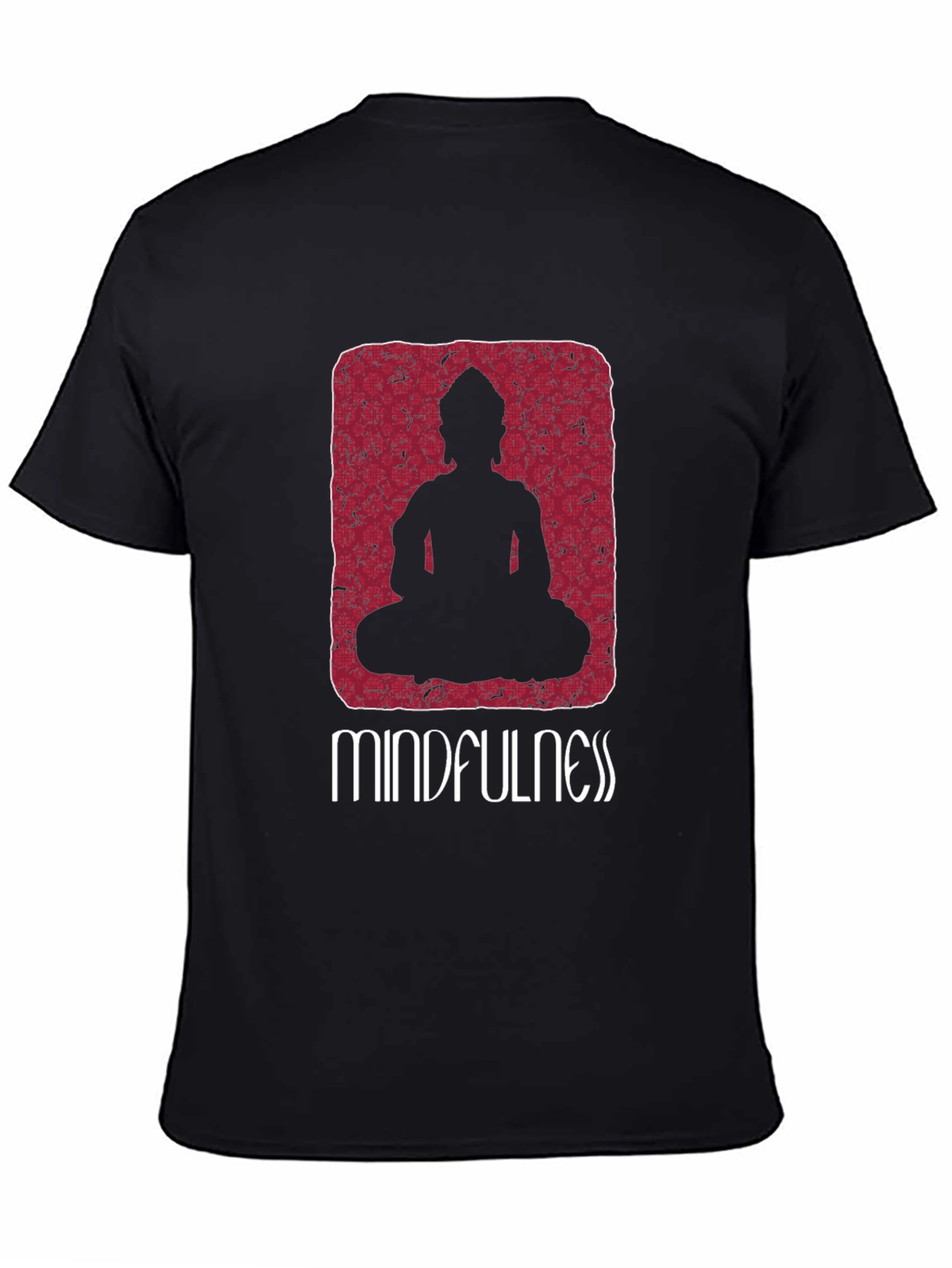 Mindfulness Buddha Graphic Tee - Relaxed Fit