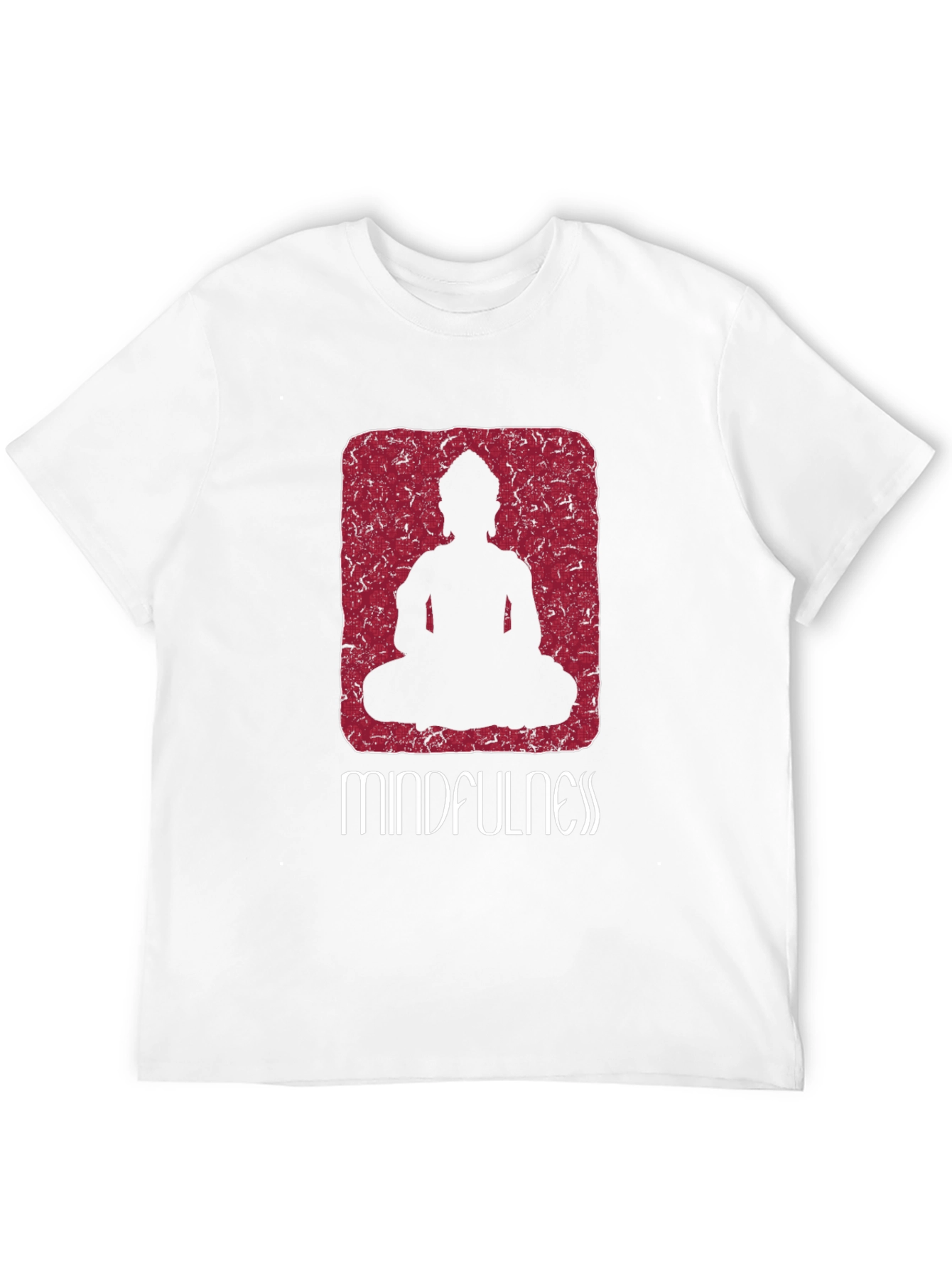 Mindfulness Buddha Graphic Tee - Relaxed Fit