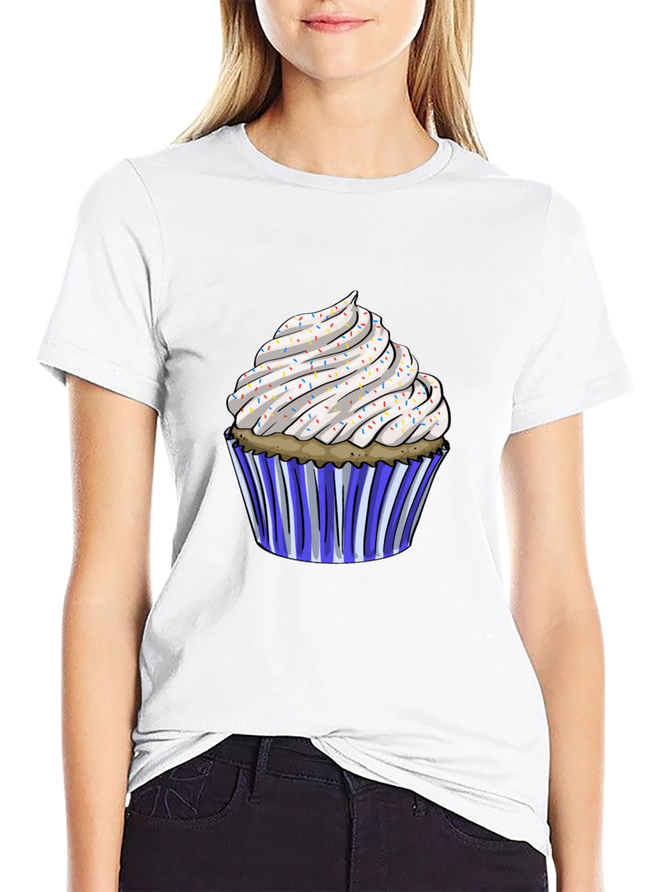 Cupcake Graphic Tee - Sweet Treat Style
