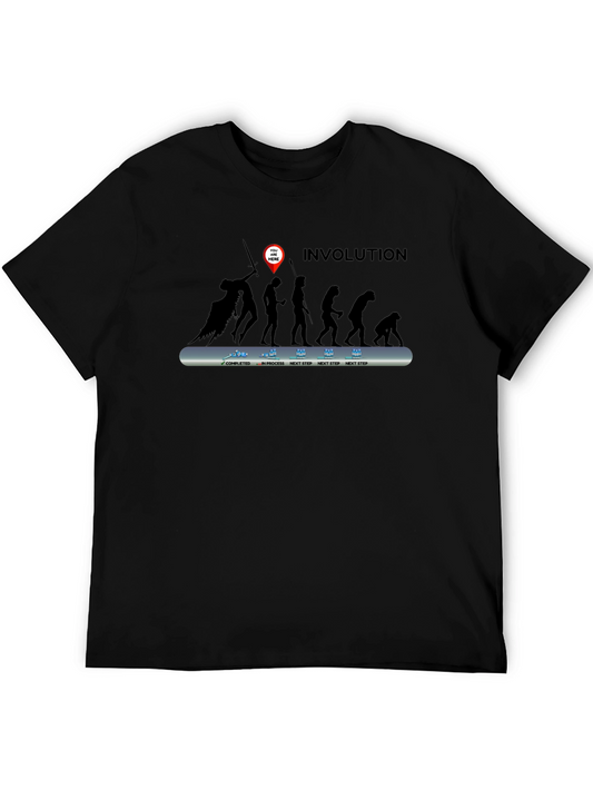 Involuted Evolution Mens Black T-Shirt