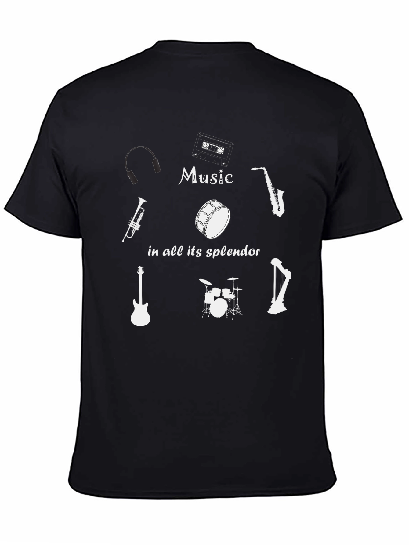 Music Lovers T-Shirt: Musical Instruments Design