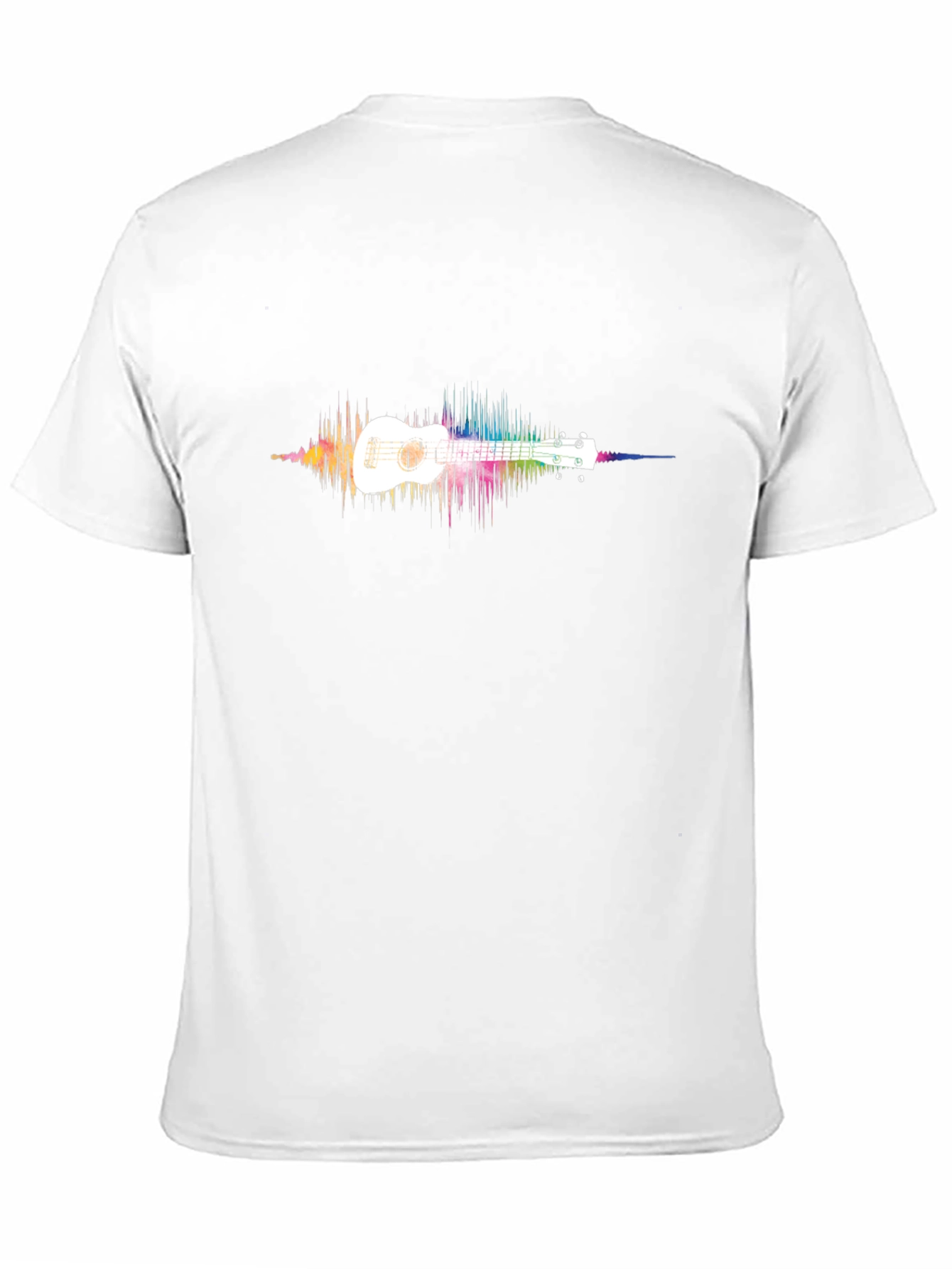 Ukulele Soundwave Black T-Shirt
