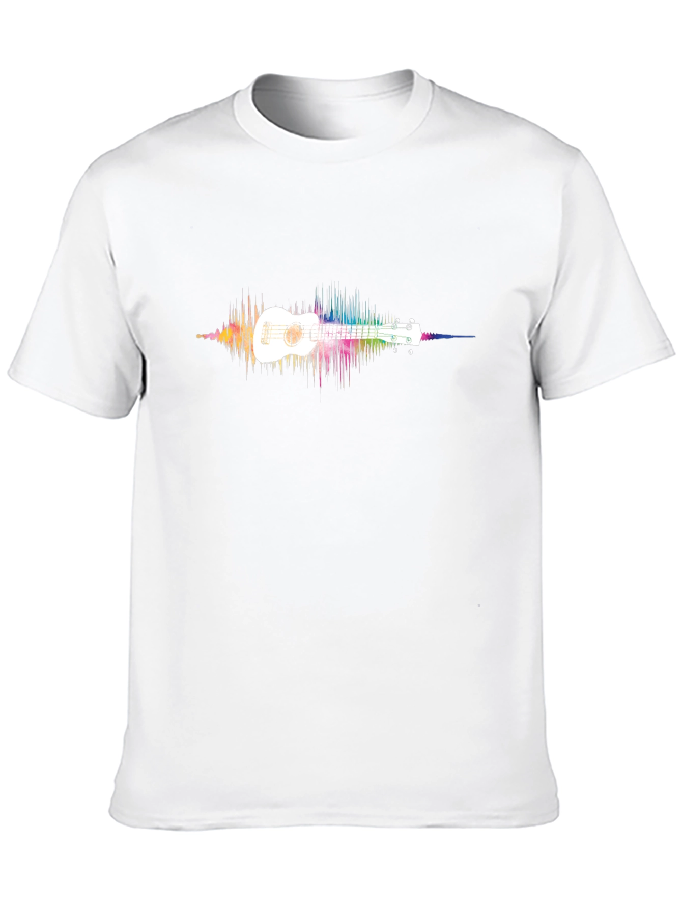 Ukulele Soundwave Black T-Shirt