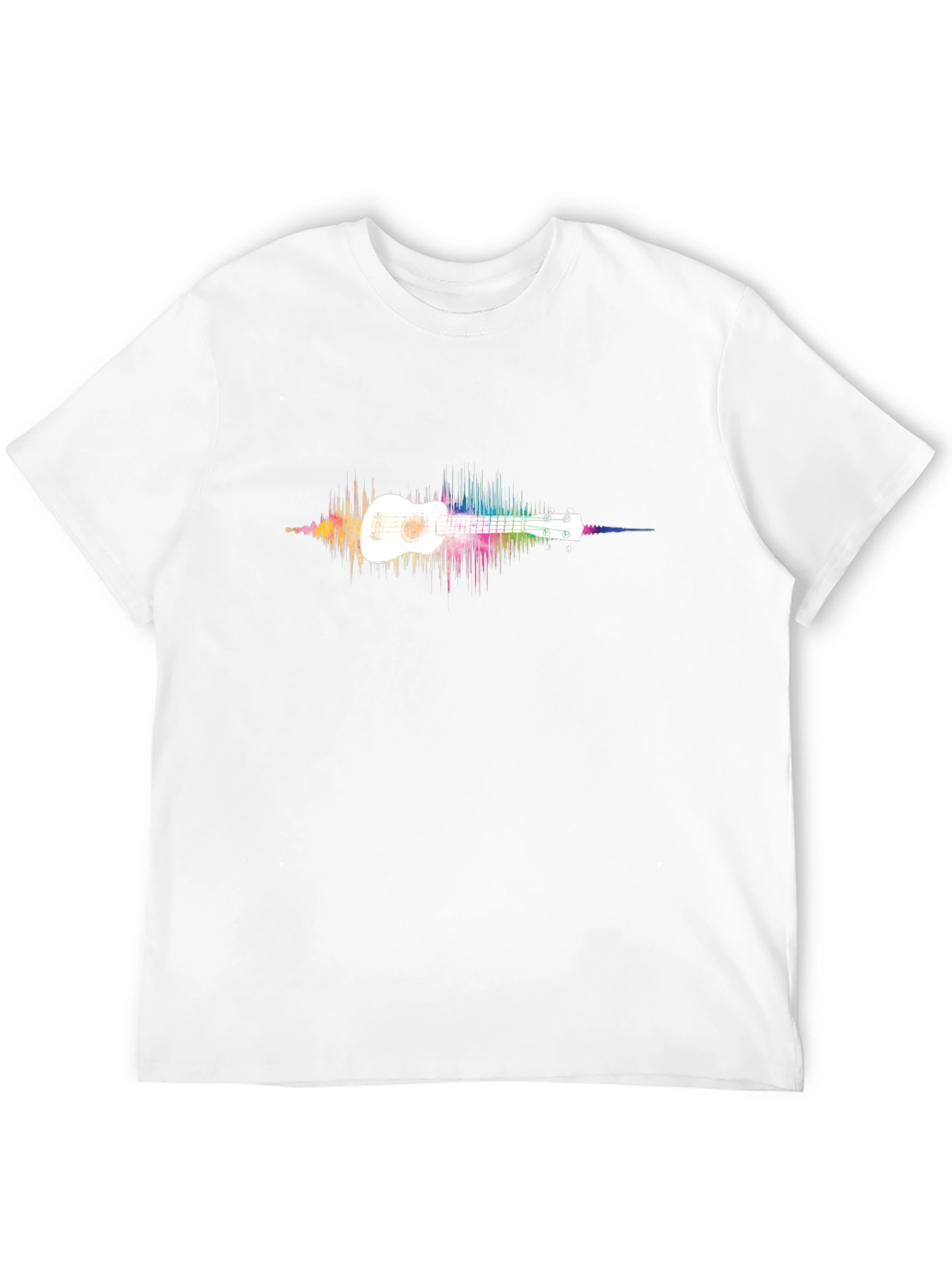Ukulele Soundwave Black T-Shirt