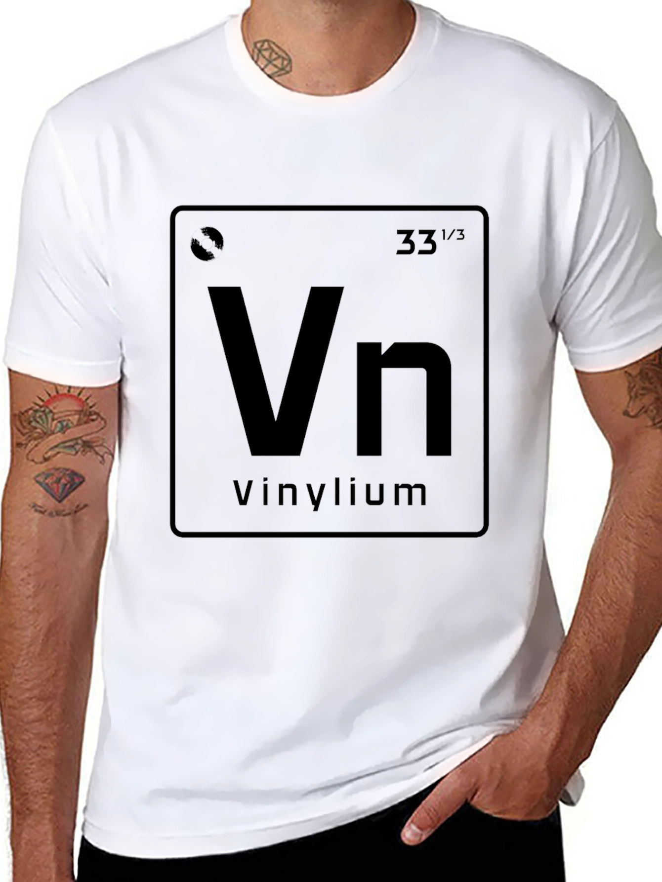 Vinylium Periodic Table T-Shirt - Music Lover Tee