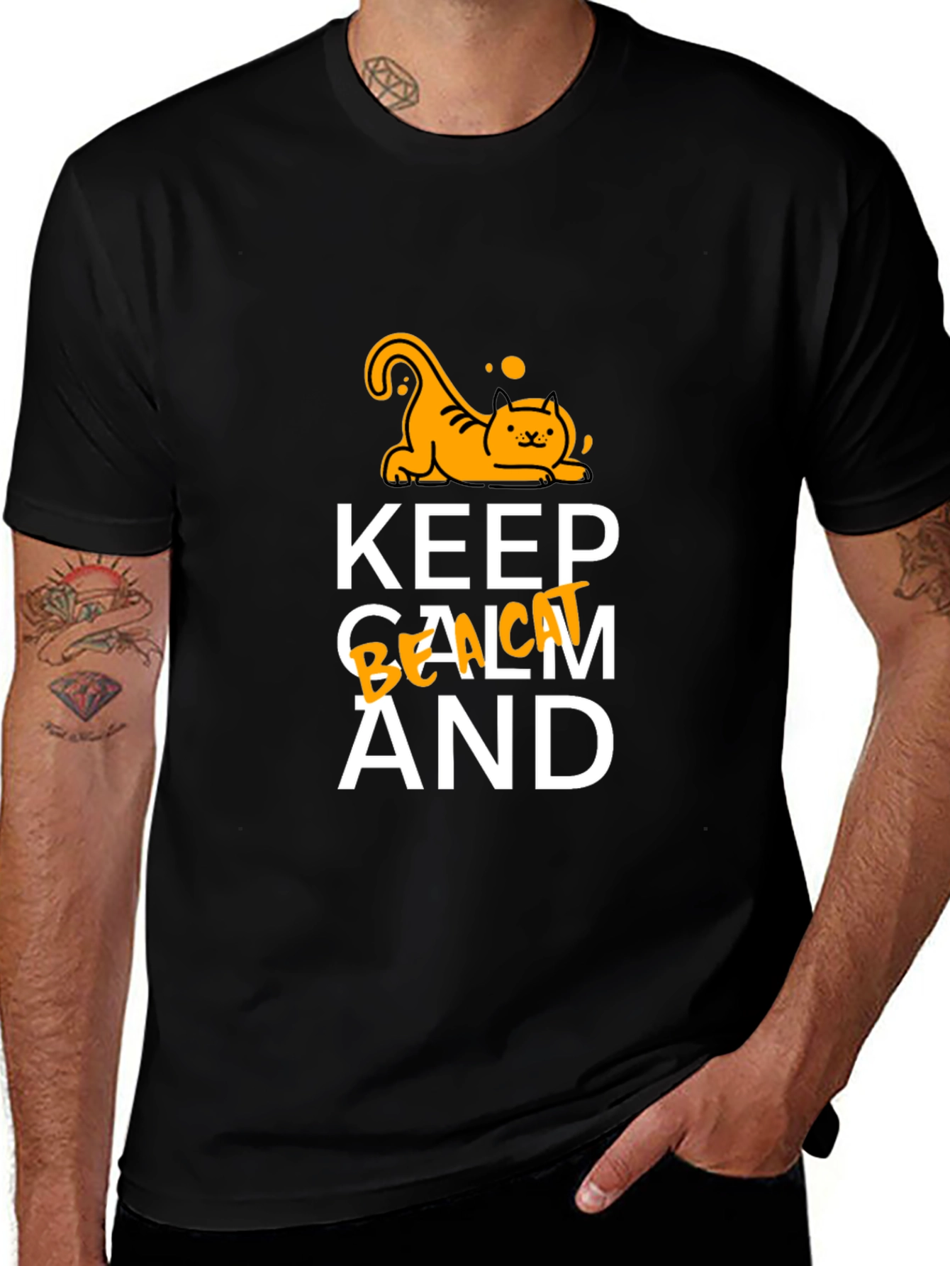Keep Calm and Be a Cat T-Shirt