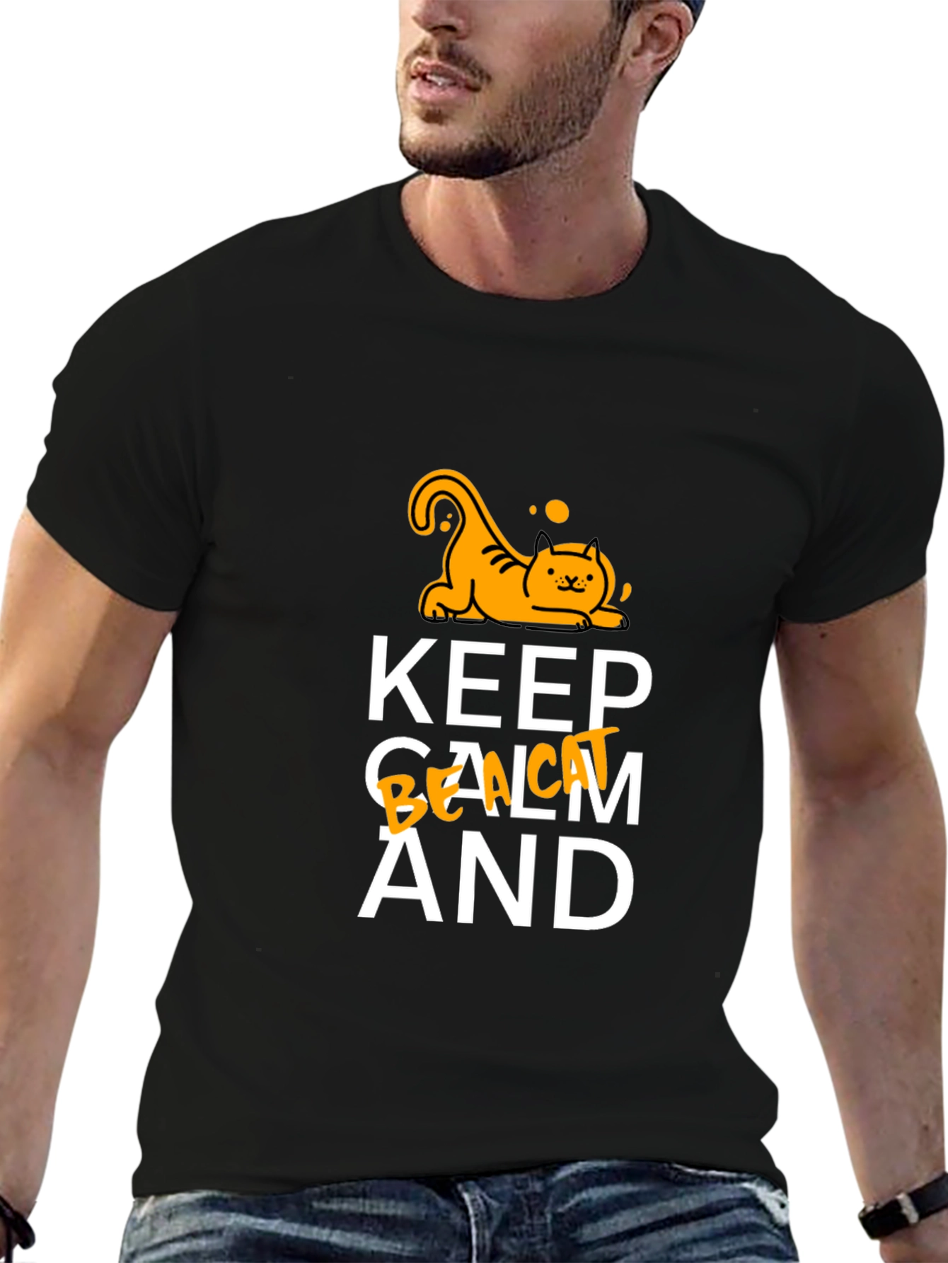 Keep Calm and Be a Cat T-Shirt