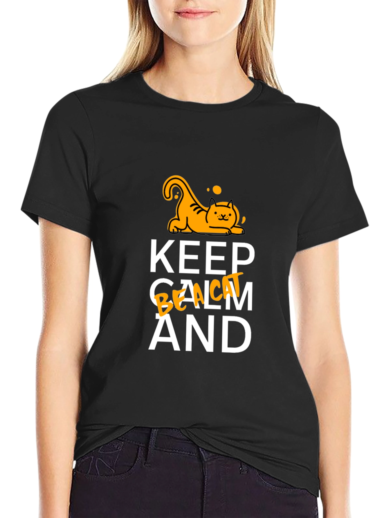 Keep Calm and Be a Cat T-Shirt