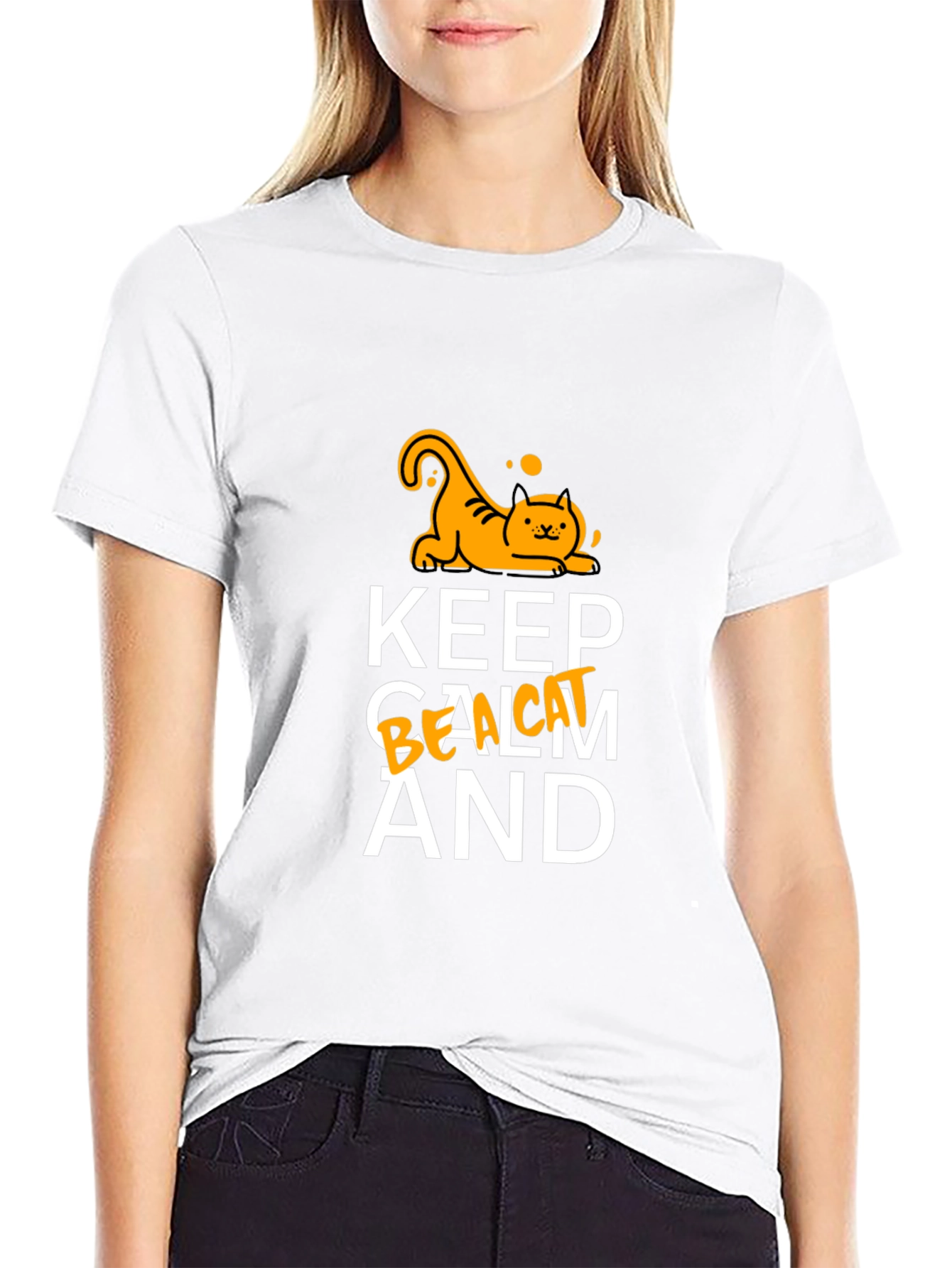 Keep Calm and Be a Cat T-Shirt