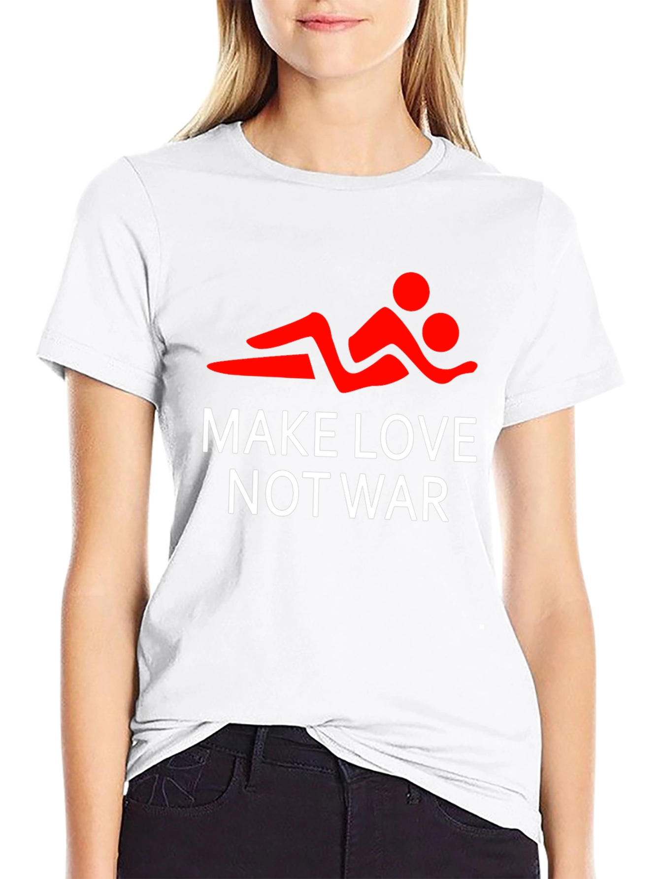 Make Love Not War Graphic Tee