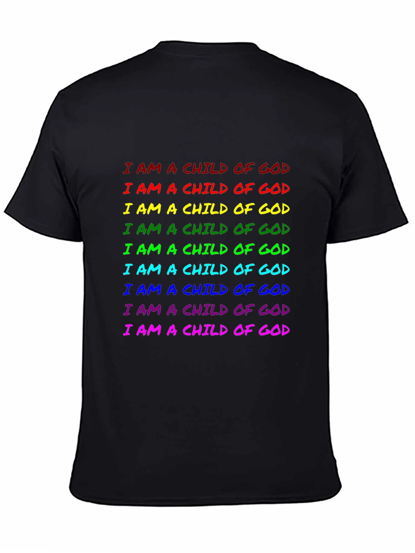 Rainbow Child of God Graphic Tee