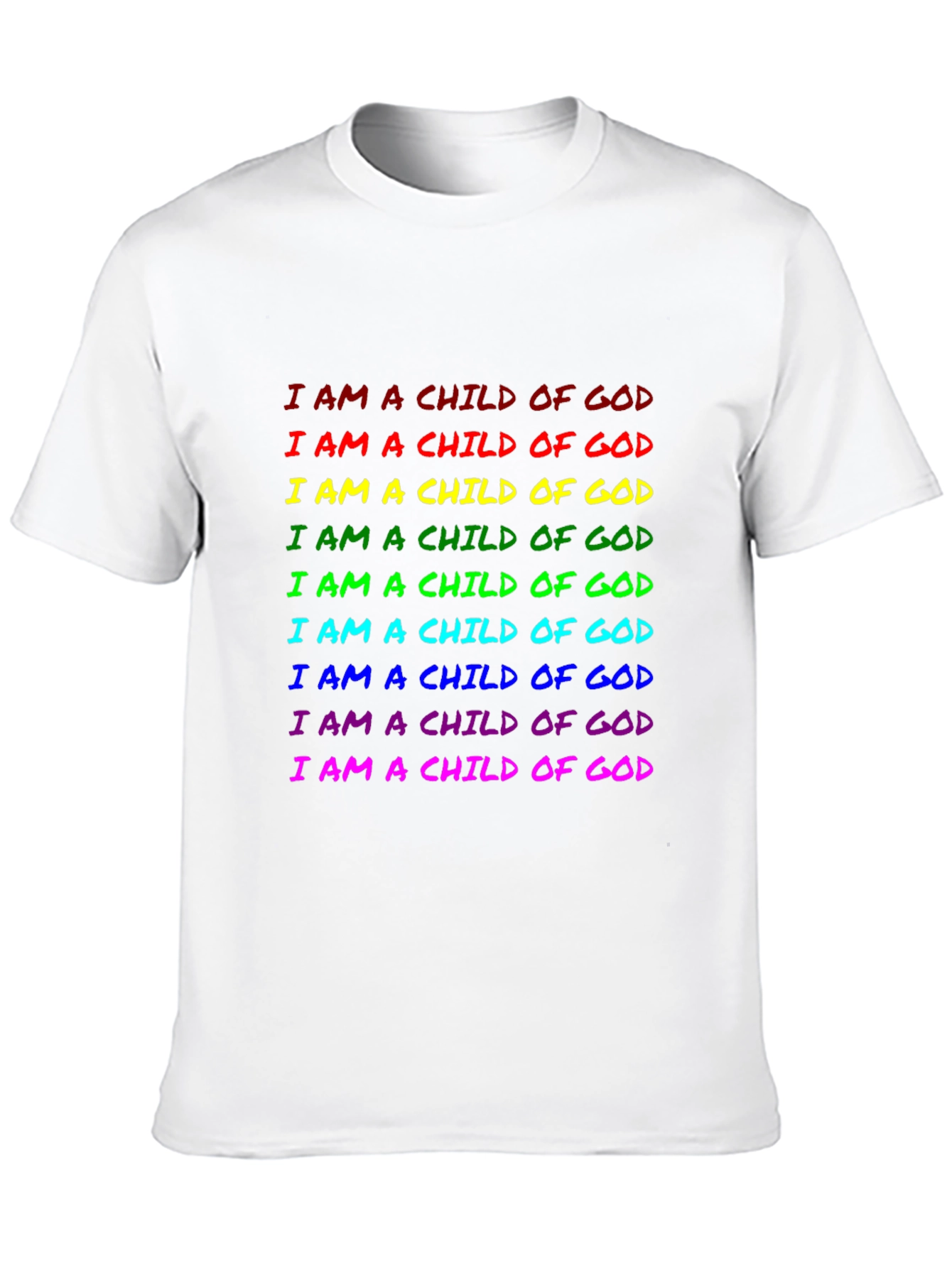 Rainbow Child of God Graphic Tee