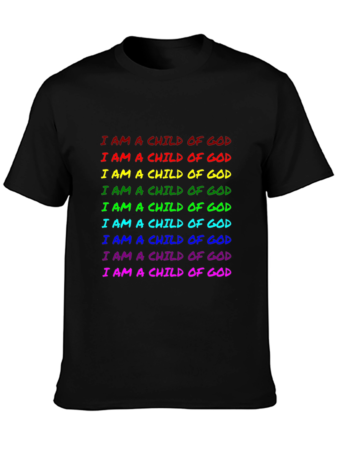 Rainbow Child of God Graphic Tee