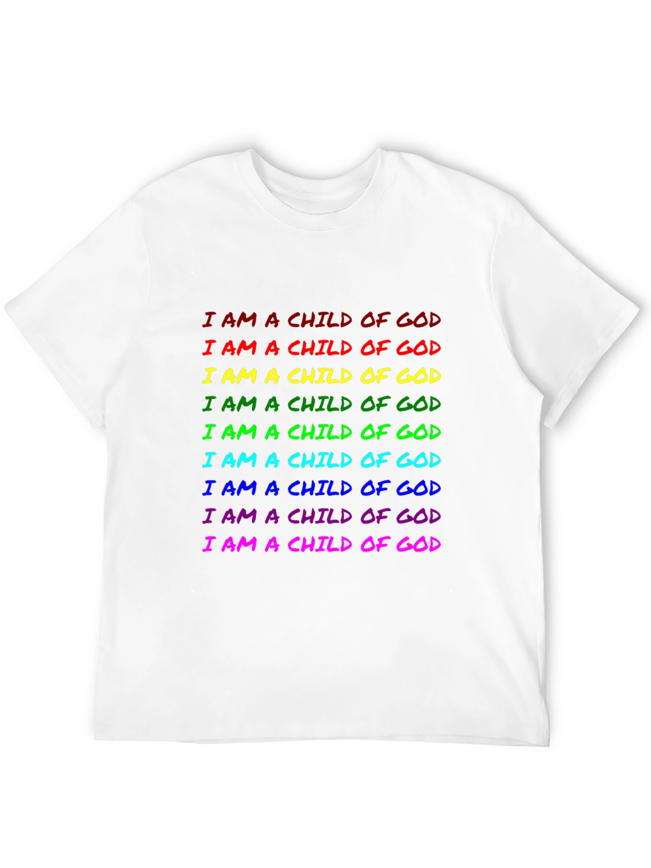 Rainbow Child of God Graphic Tee