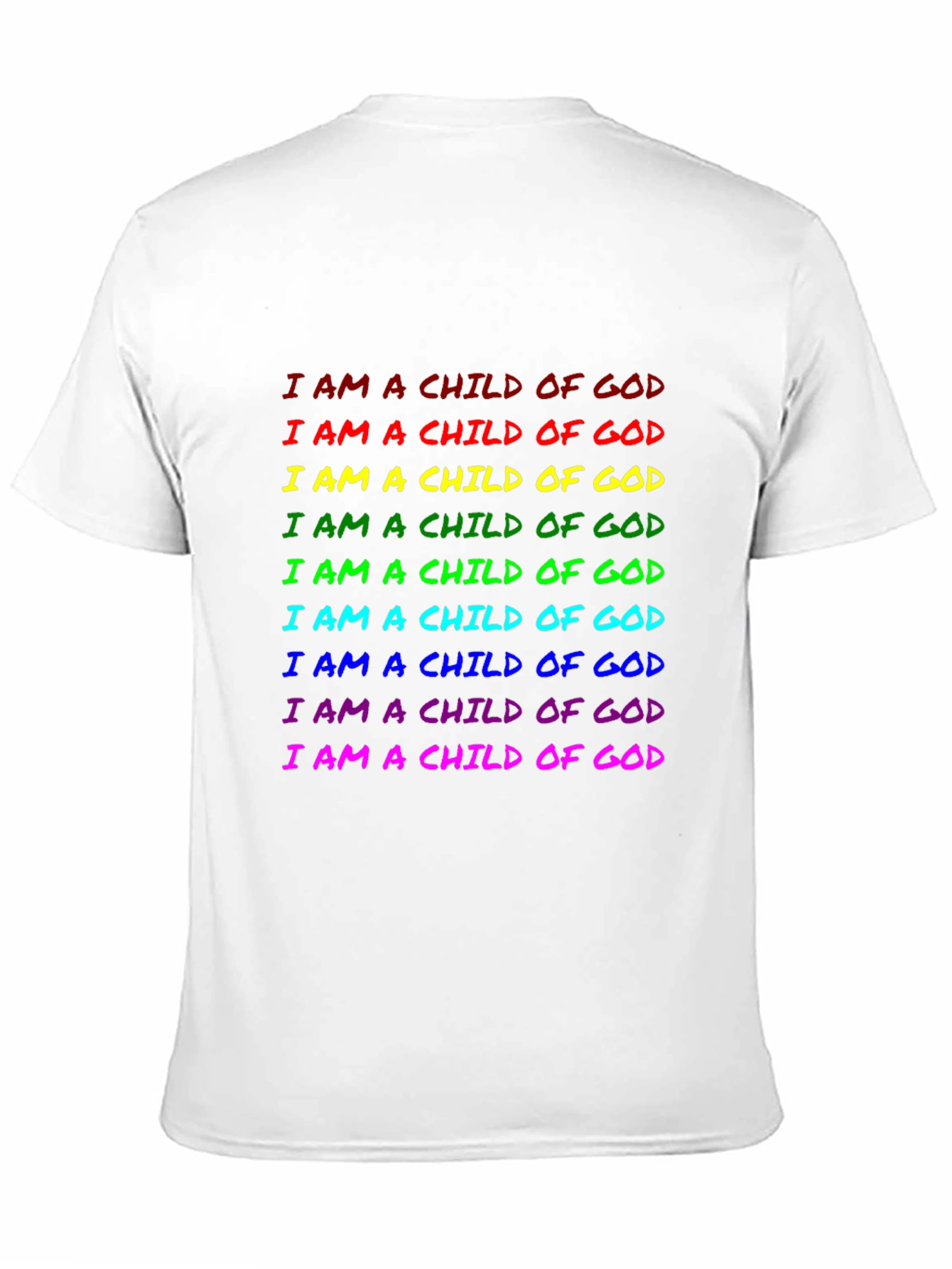 Rainbow Child of God Graphic Tee