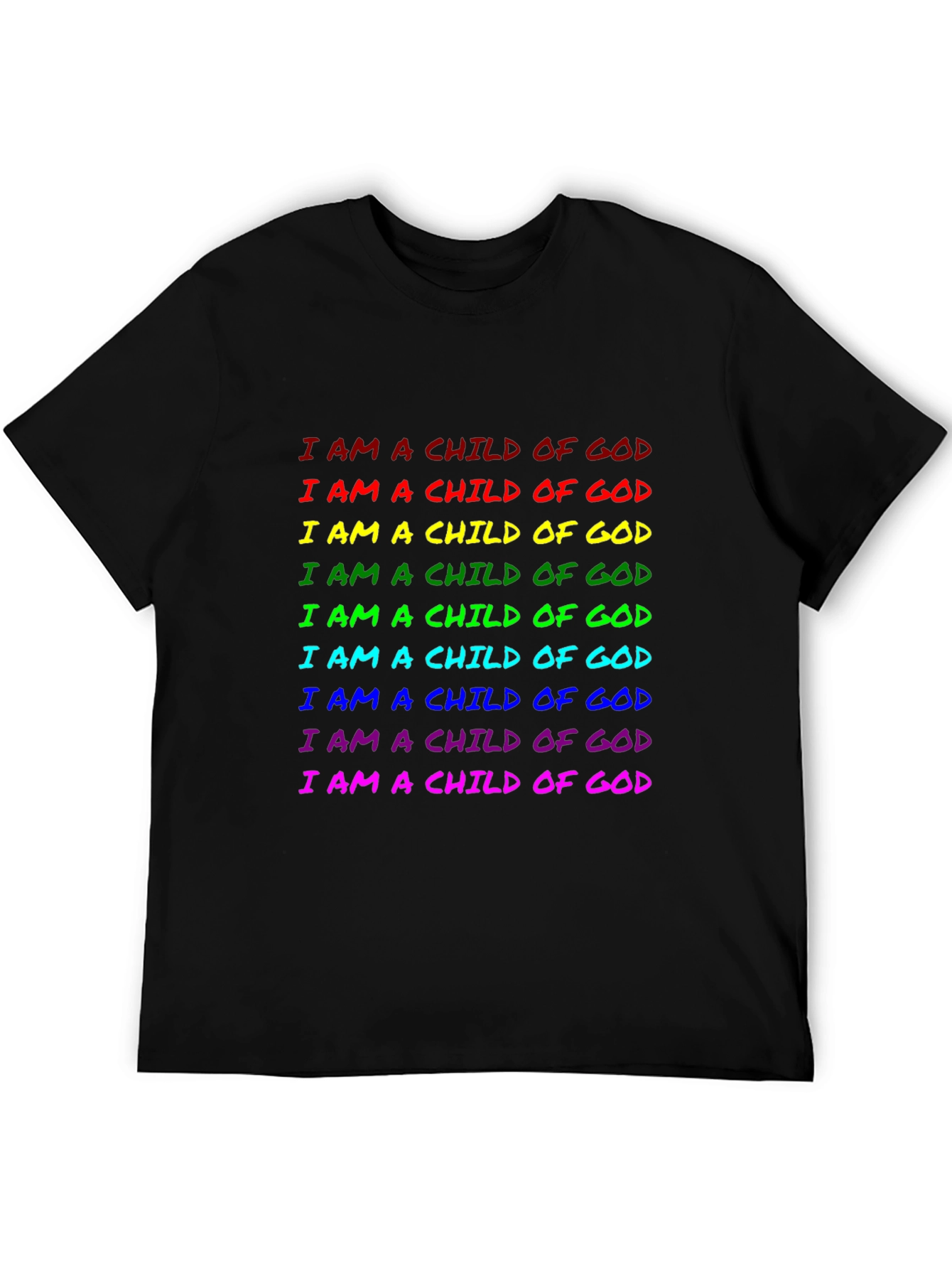 Rainbow Child of God Graphic Tee
