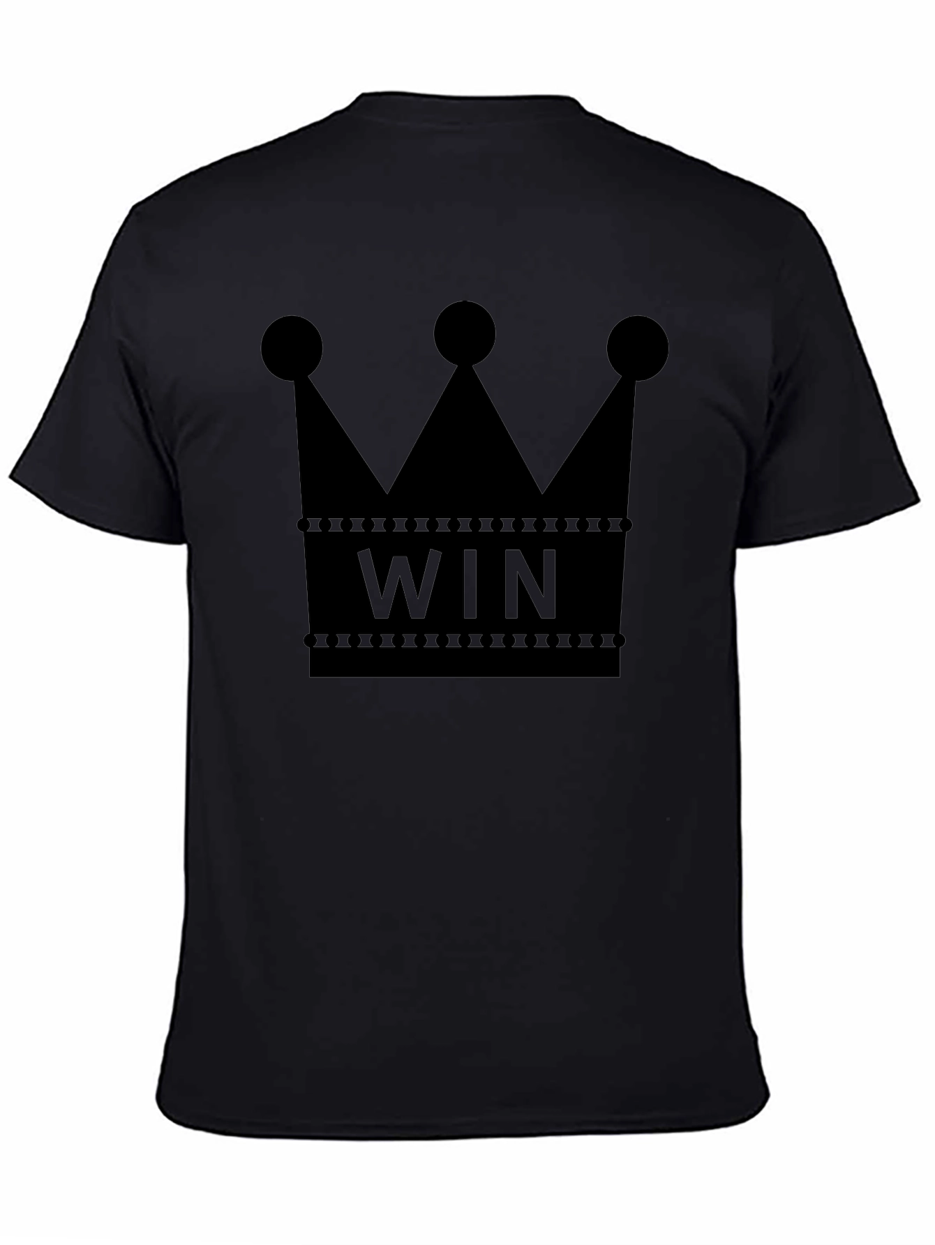 WIN Crown Graphic Tee - Mens Black T-Shirt