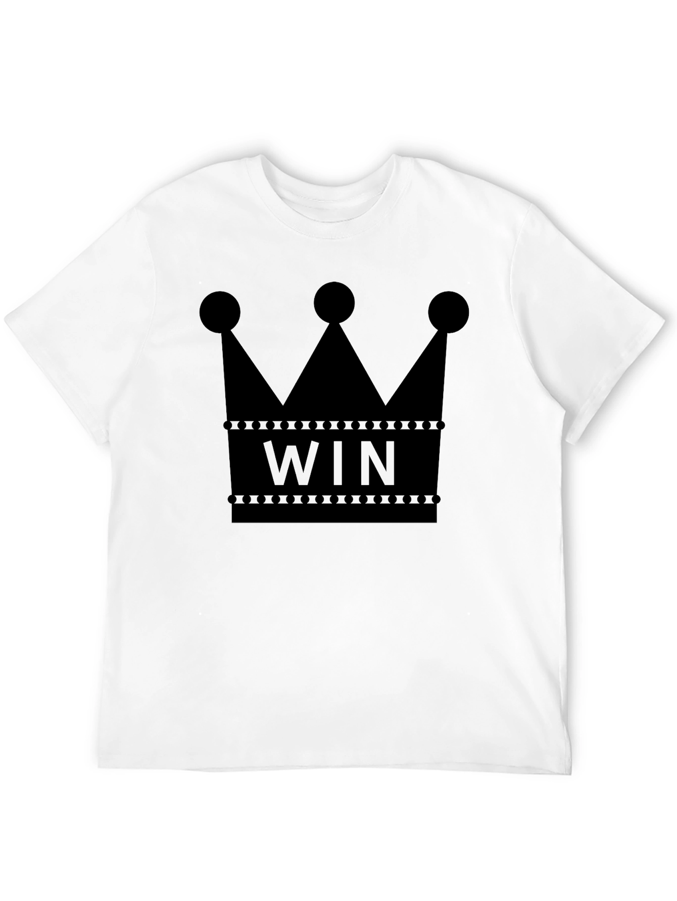 WIN Crown Graphic Tee - Mens Black T-Shirt
