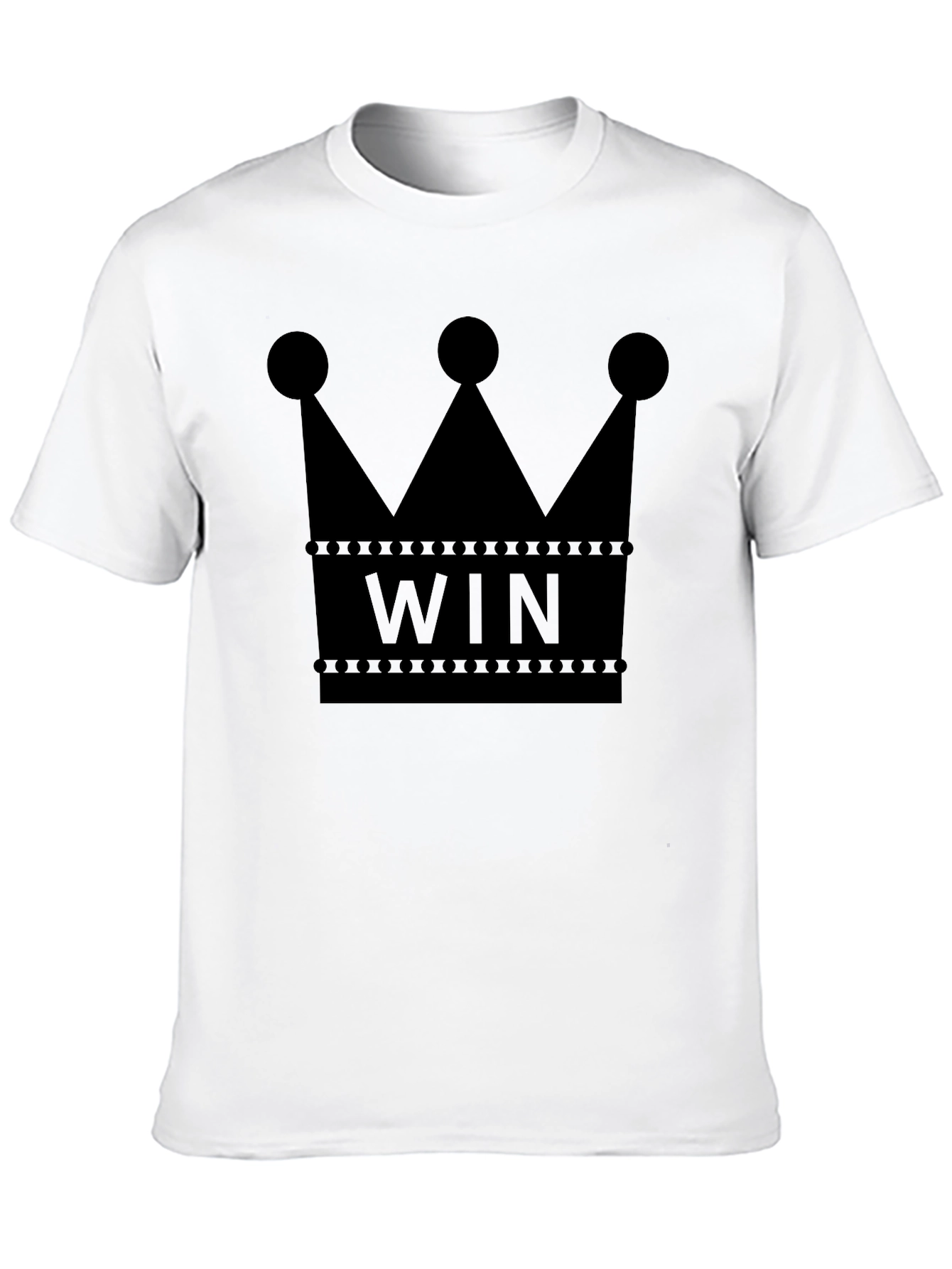 WIN Crown Graphic Tee - Mens Black T-Shirt