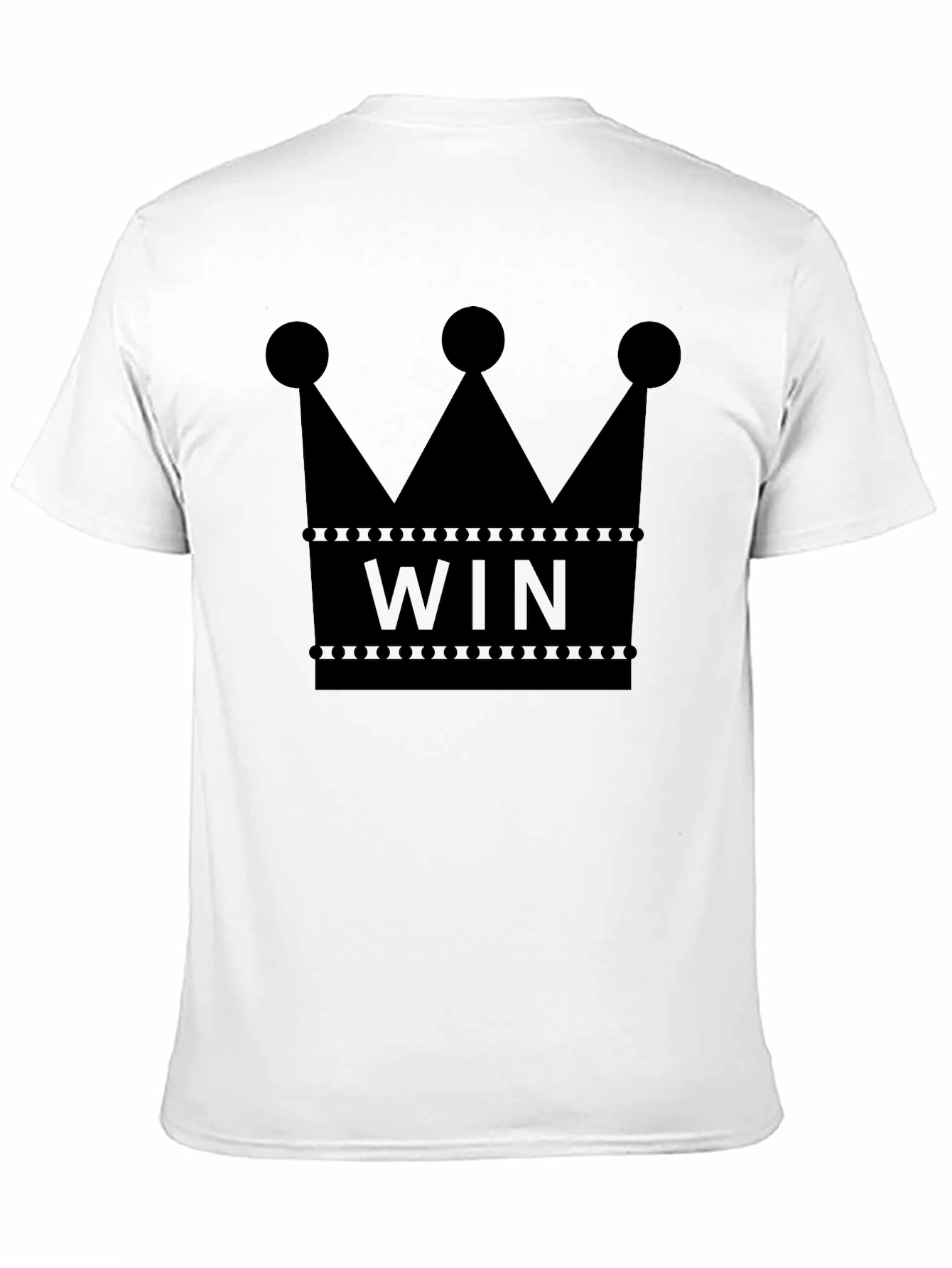 WIN Crown Graphic Tee - Mens Black T-Shirt