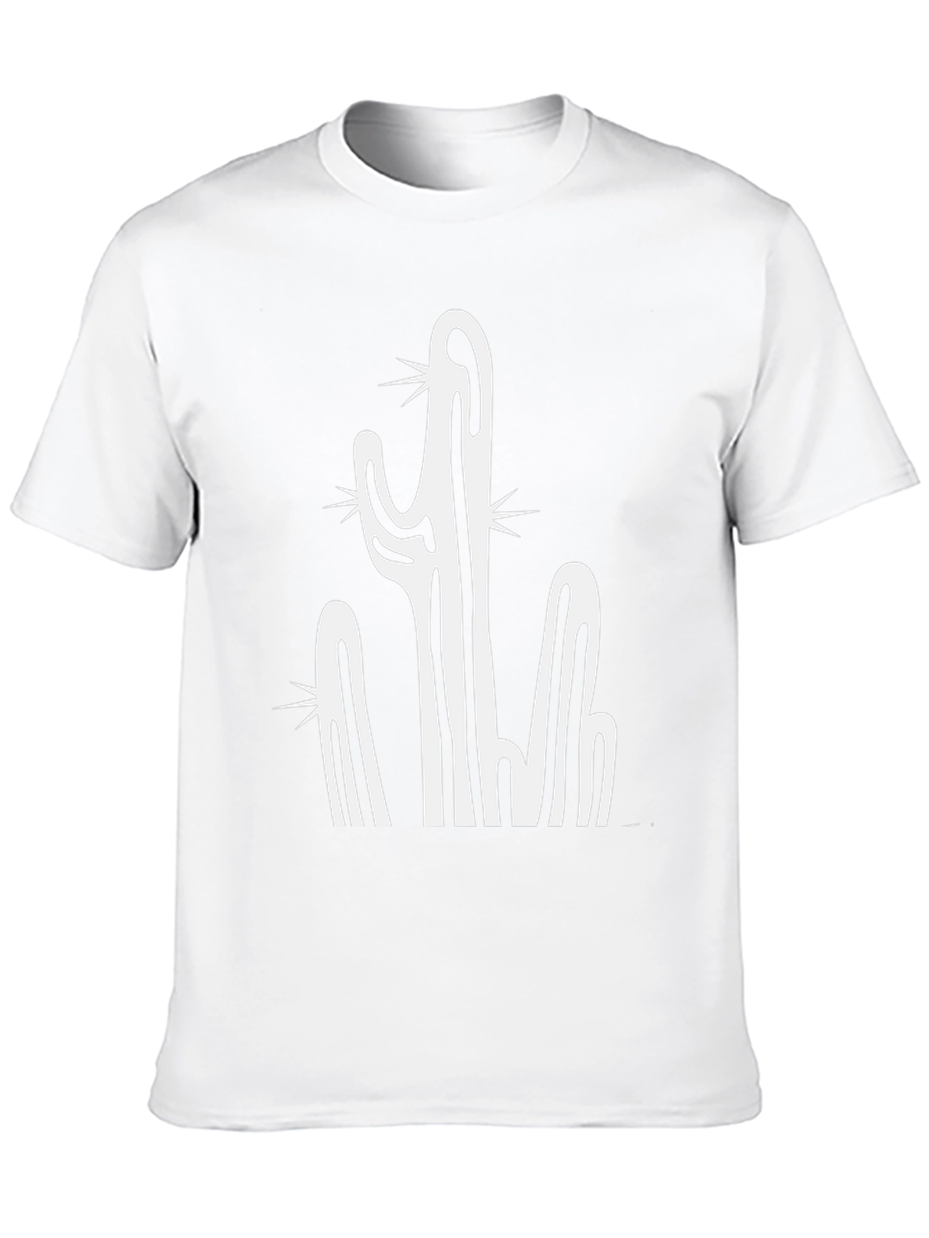 Cactus Graphic Black T-Shirt