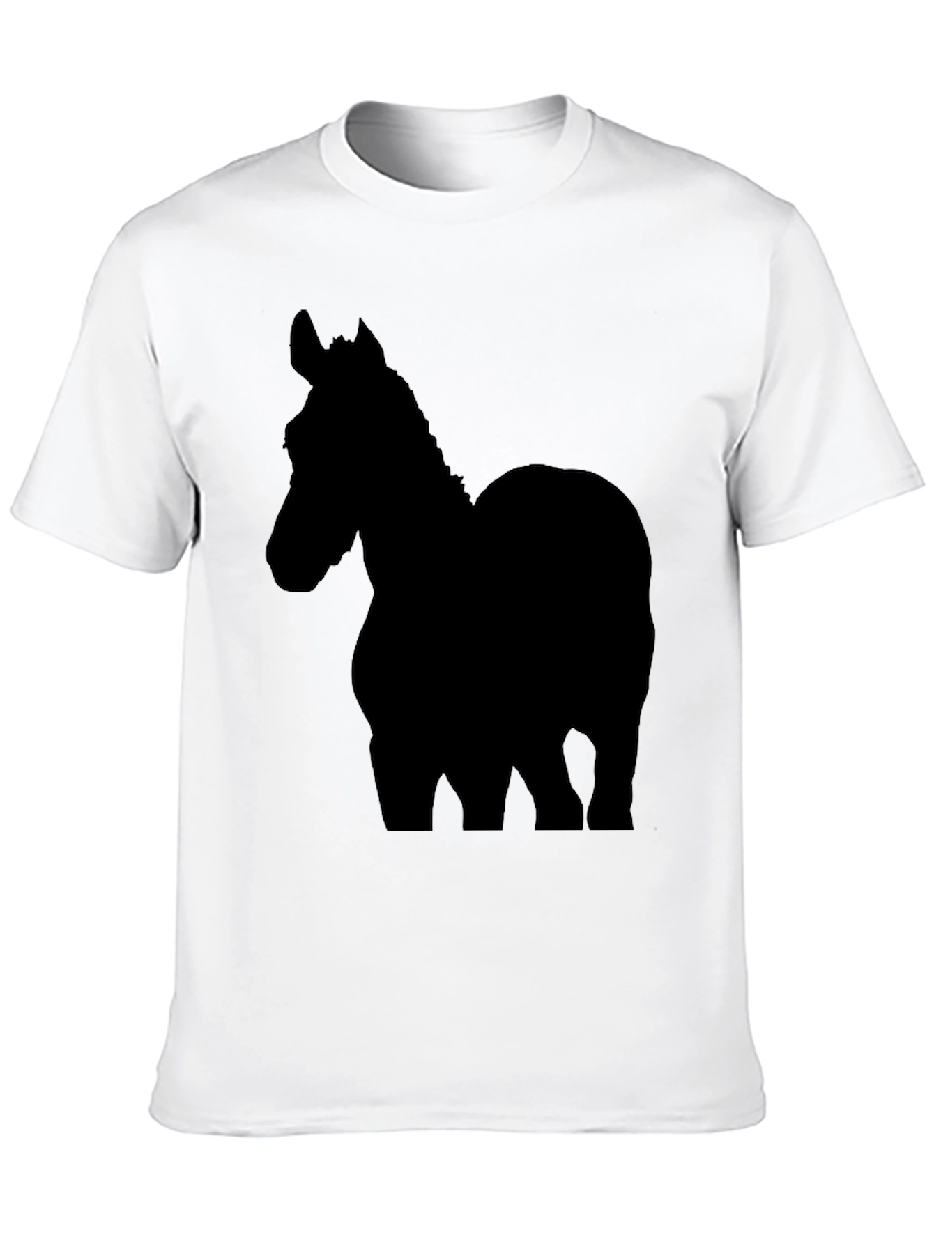 Black Horse Silhouette T-Shirt